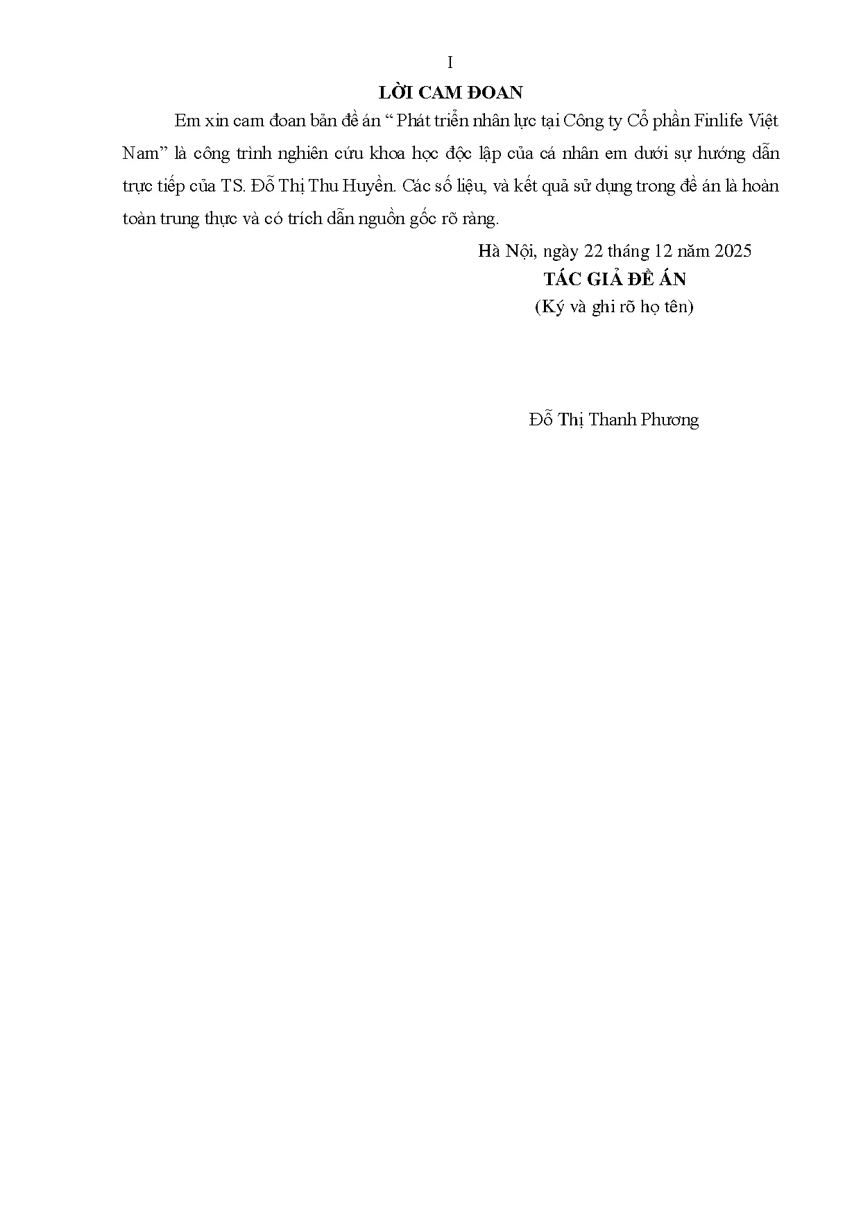 ĐỀ ÁN TỐT NGHIỆP THẠC SĨ - PHÁT TRIỂN NHÂN LỰC TẠI CÔNG TY CỔ PHẦN FINLIFE VIỆT NAM - Trang 3