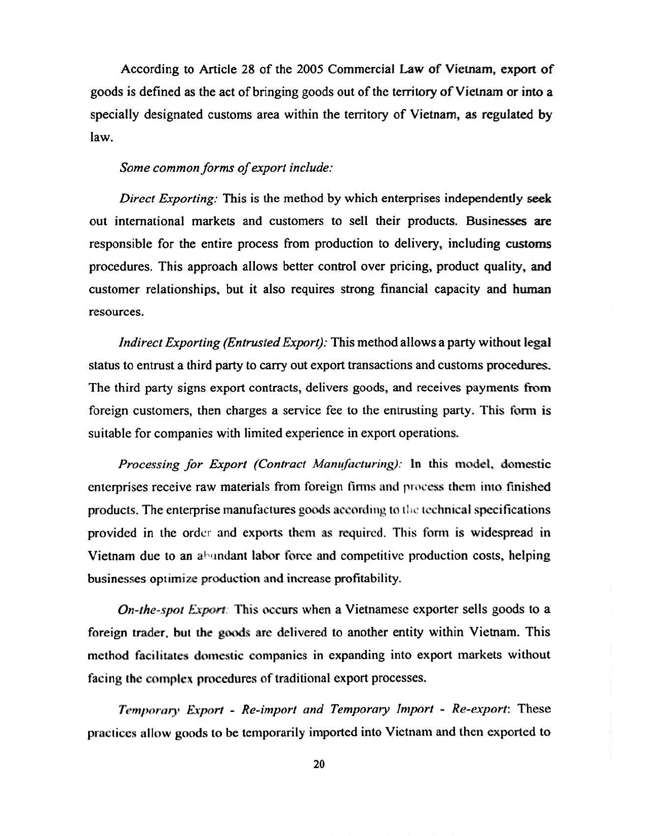Đồ án tốt nghiệp - Analysis of cashew export activities at Son Phuong Export-Import Co., Ltd. - Trang 31