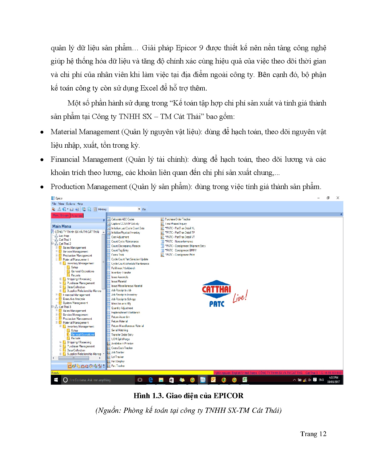Đồ án tốt nghiệp - Kế toán tập hợp chi phí sản xuất và tính giá thành sản phẩm (Tại Công ty TS - TCT - Trang 25