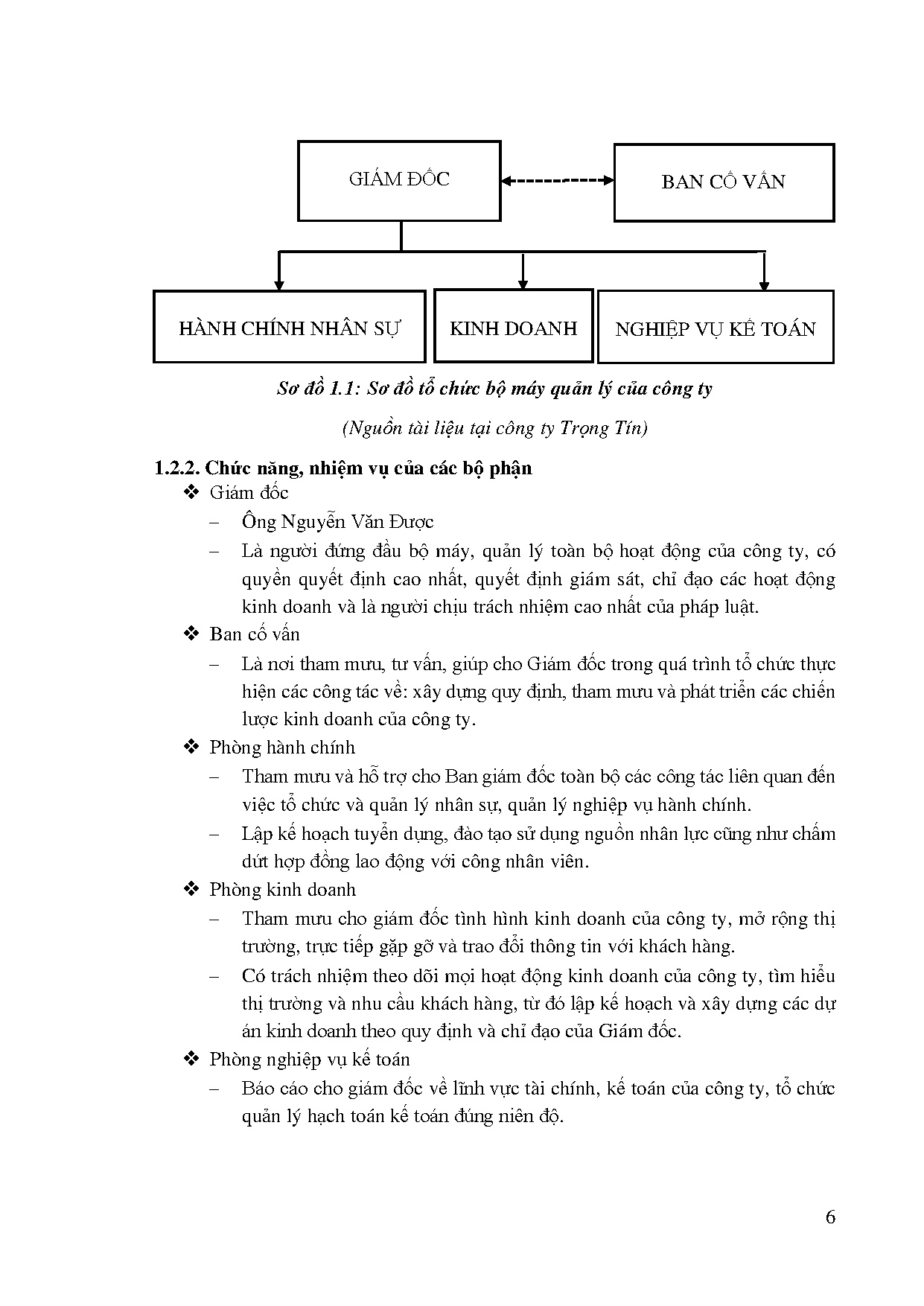 Đồ án tốt nghiệp - Kế toán vốn bằng tiền tại Công ty TNHH Kế toán và tư vấn thuế Trọng Tín - Trang 20