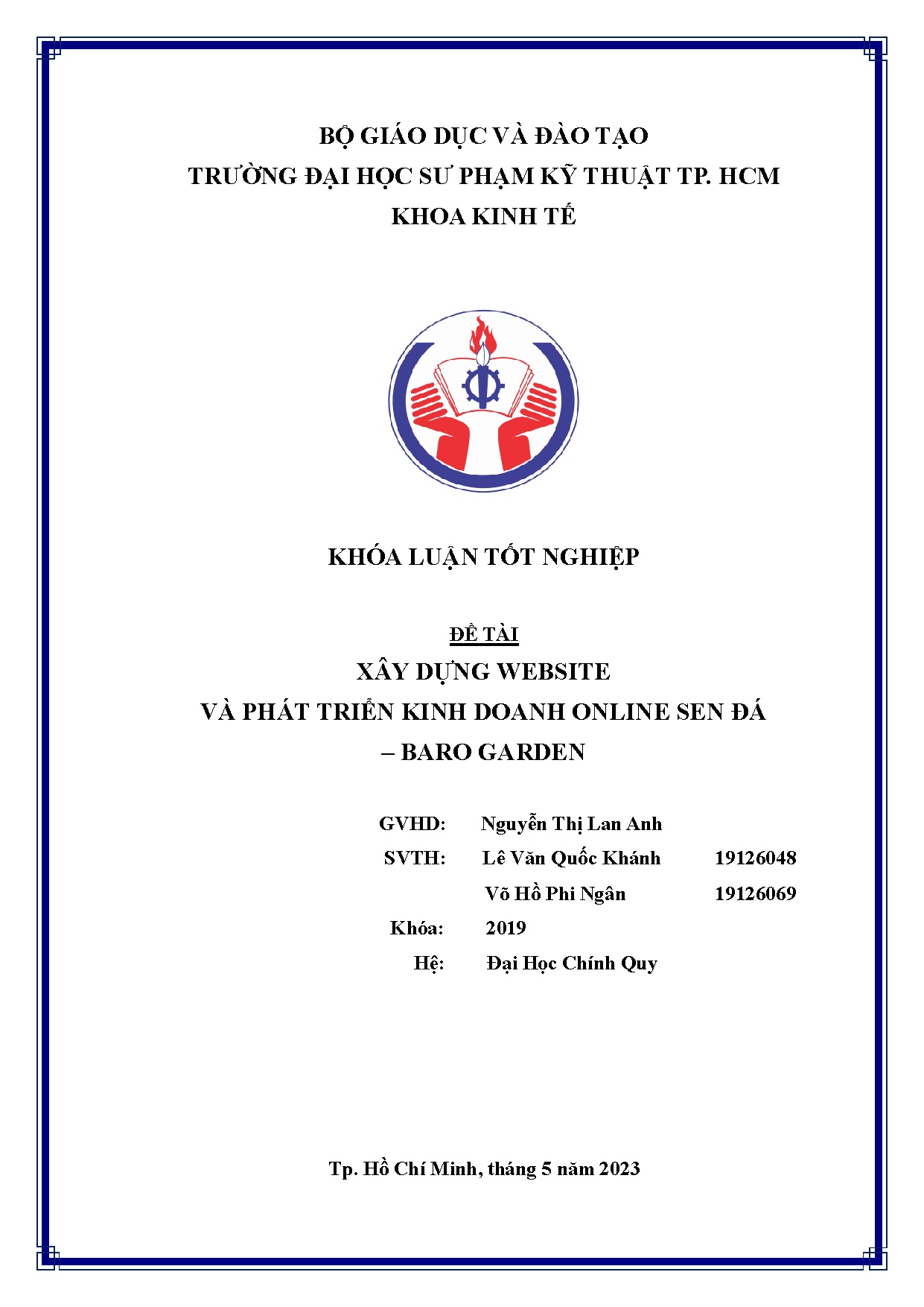 Đồ án tốt nghiệp - Xây dựng website và phát triển kinh doanh online sen đá - Baro Garden