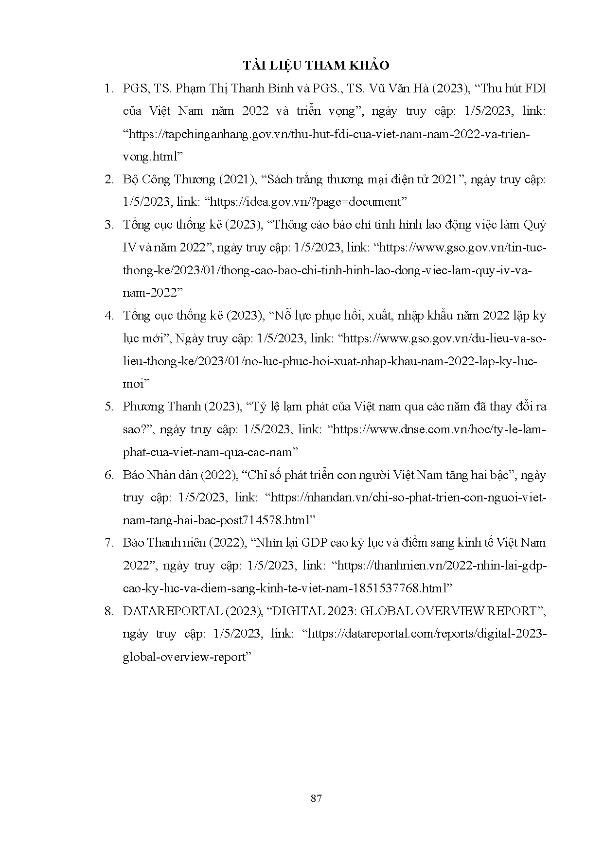 Ảnh một số trang tài liệu