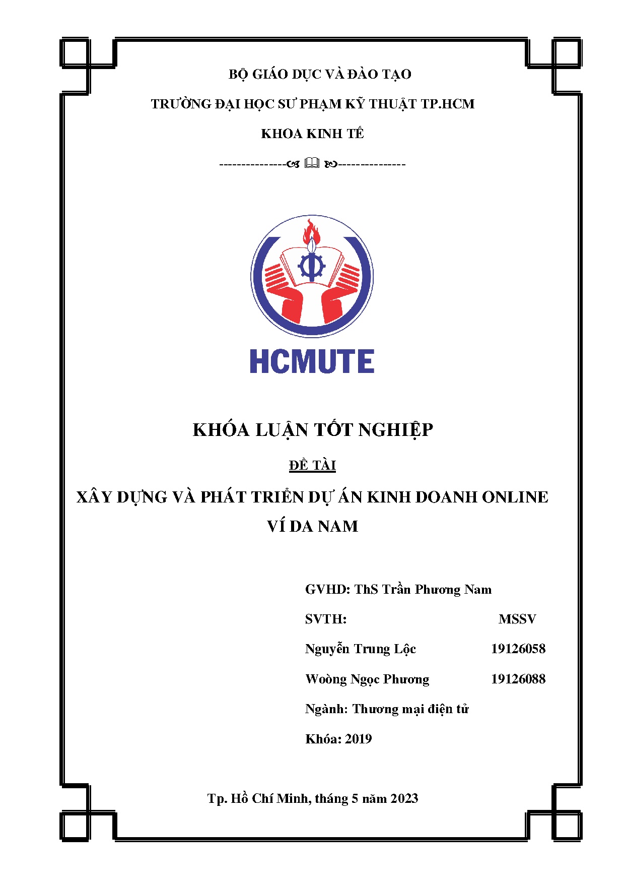 Đồ án tốt nghiệp - Xây dựng và phát triển dự ánh kinh doanh online ví da nam