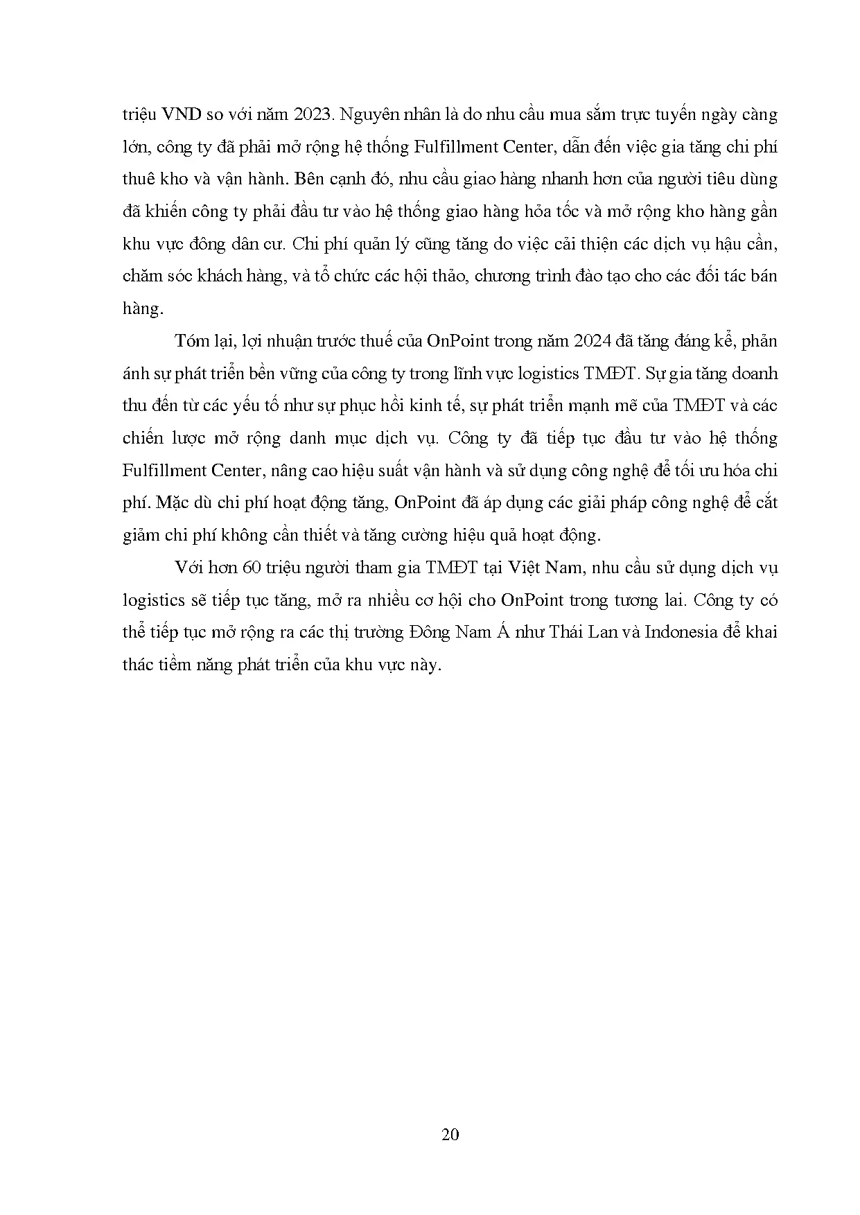 Đồ án tốt nghiệp - Hoàn thiện hoạt động xử lý đơn hàng tại FULFILLMENT CENTER trong thương MĐTCCTTO - Trang 32