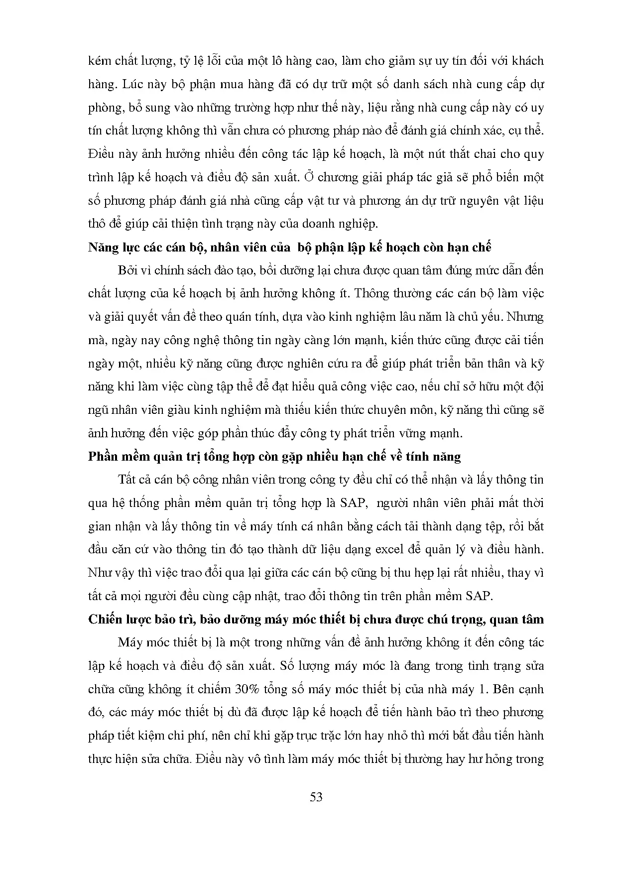 Đồ án tốt nghiệp - Hoàn thiện công tác lập kế hoạch và điều độ sản xuất giày tại PXM - NM 1 CTCPĐTTB - Trang 66