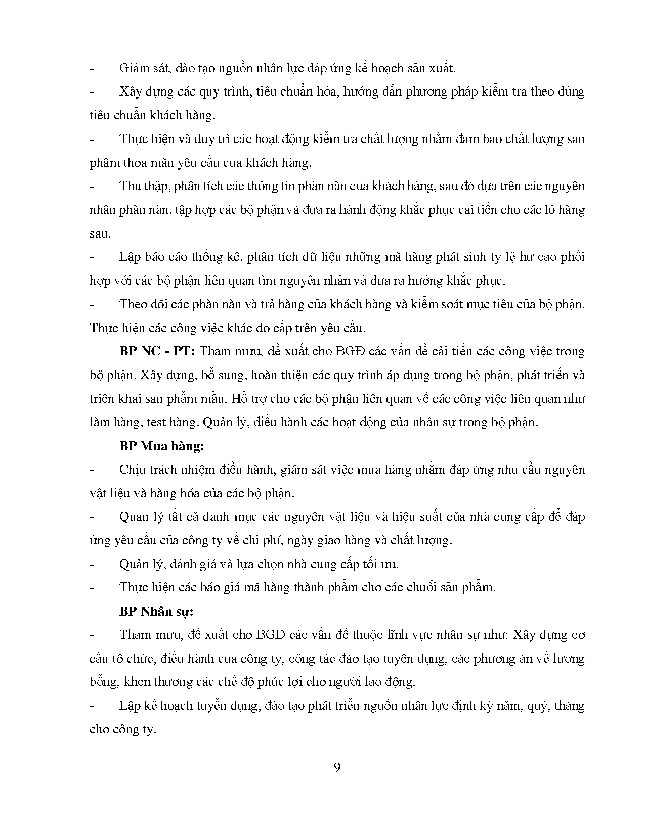 Đồ án tốt nghiệp - Hoàn thiện quy trình sản xuất linh kiện điện tử mã hàng MAFL -011052 tại CTTY 2 - Trang 18