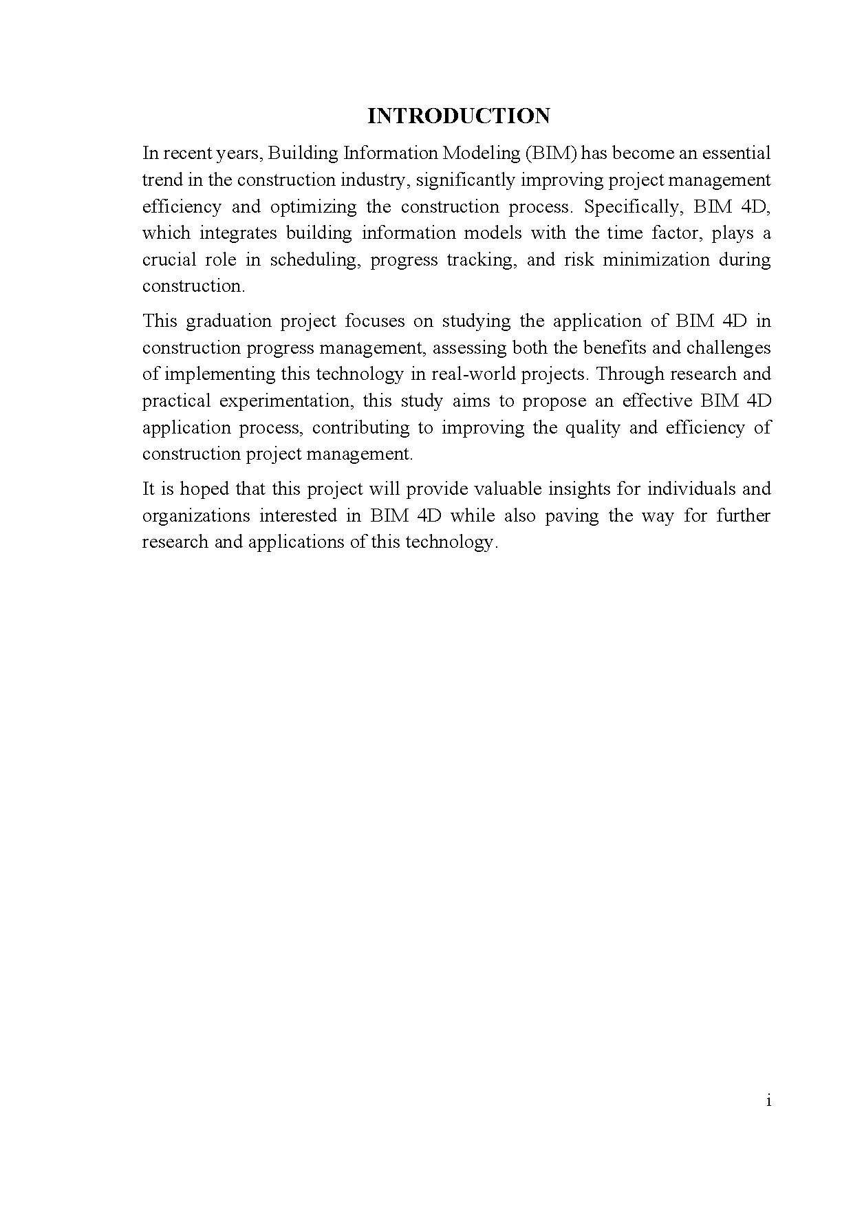 Đồ án tốt nghiệp - Bim 4D application in construction progress management. - Trang 3