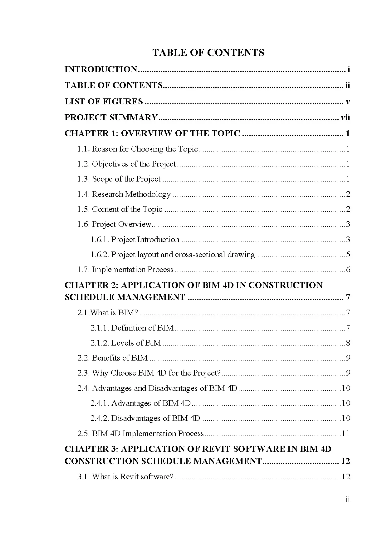 Đồ án tốt nghiệp - Bim 4D application in construction progress management. - Trang 4