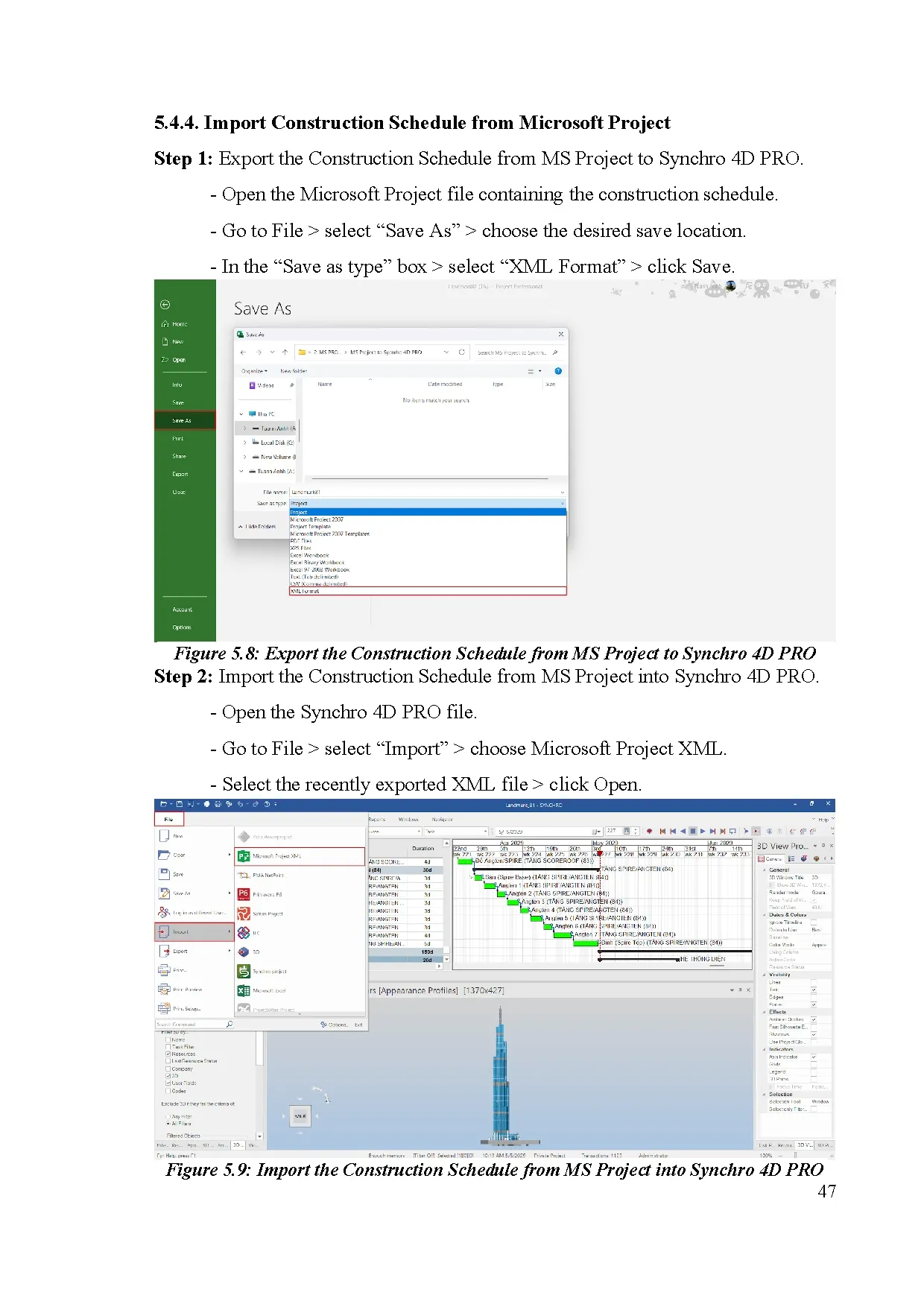 Đồ án tốt nghiệp - Bim 4D application in construction progress management. - Trang 56