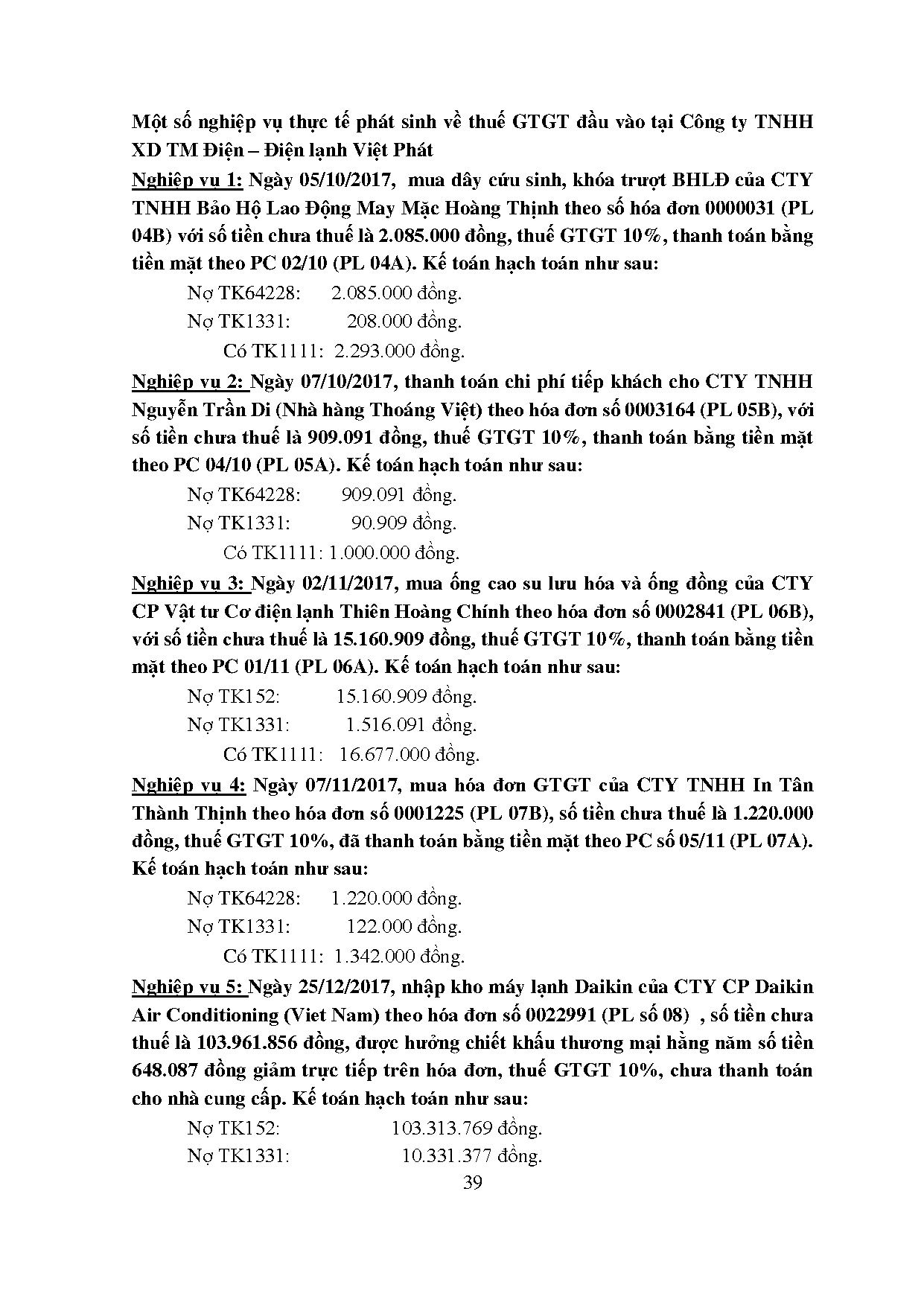 Ảnh một số trang tài liệu