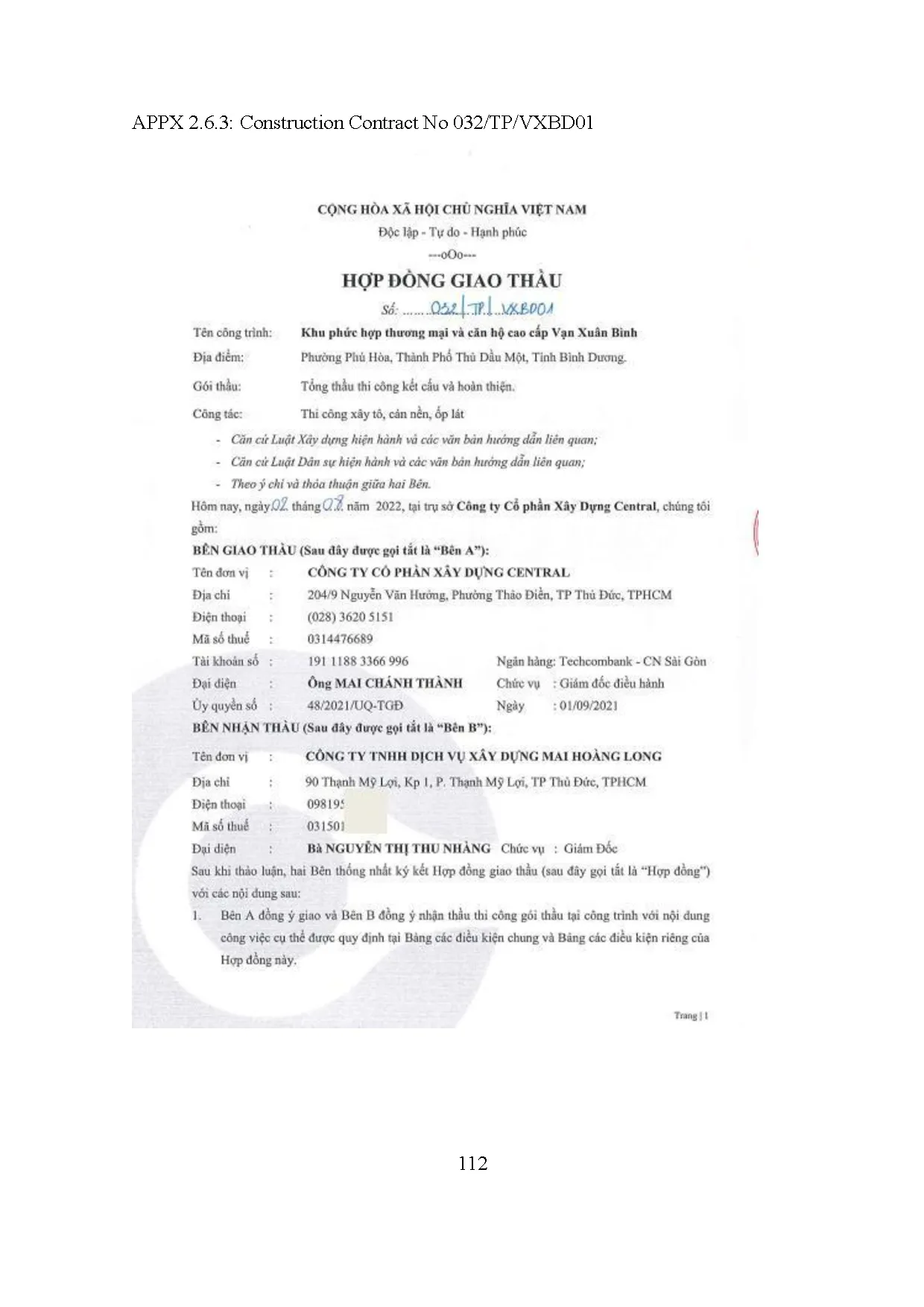 Đồ án tốt nghiệp - Accounting and analyzing receivables and payables at central construction JSC - Trang 123