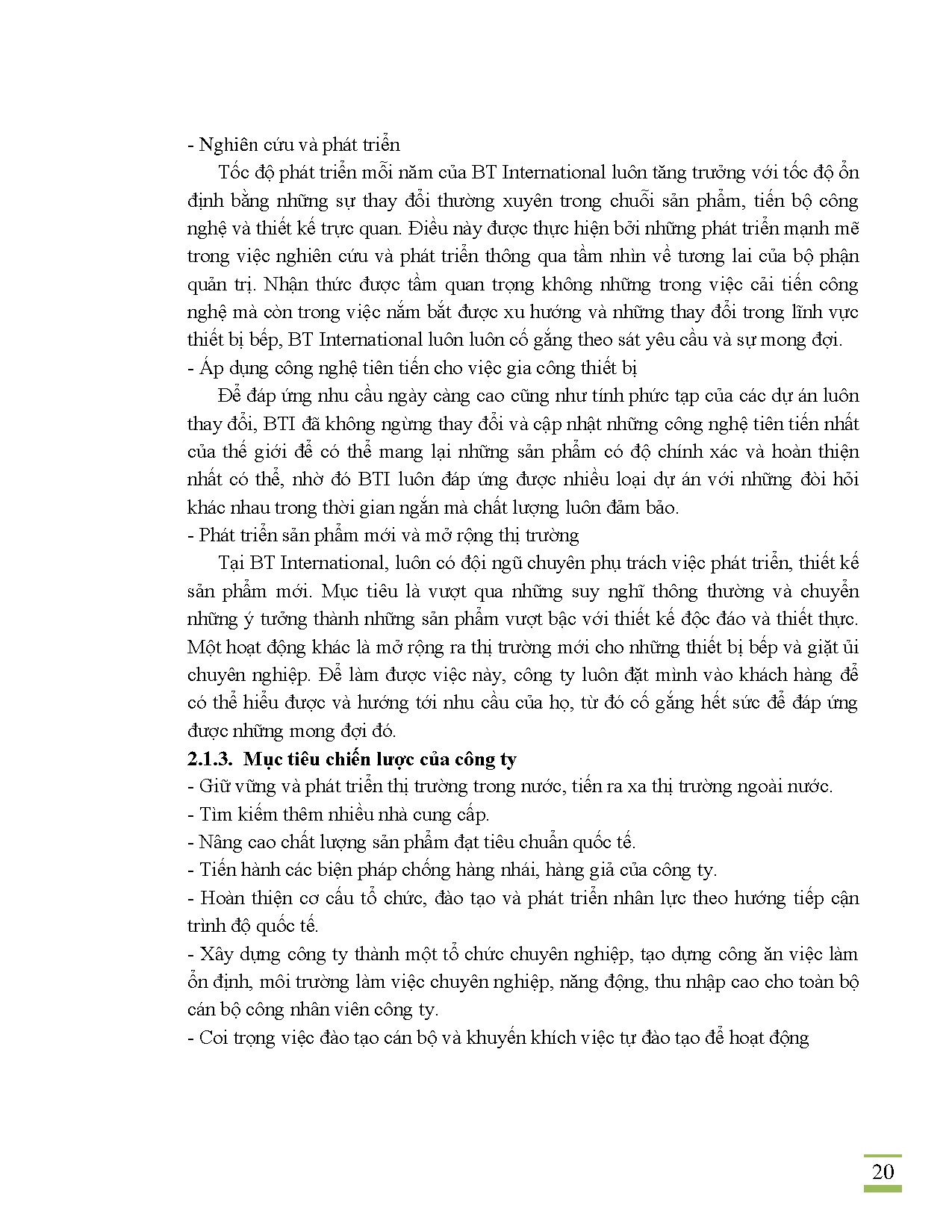 Đồ án tốt nghiệp - Hoàn thiện công tác tuyển dụng nhân sự tại Nhà máy BTI - Công ty Cổ phần quốc TBT - Trang 35