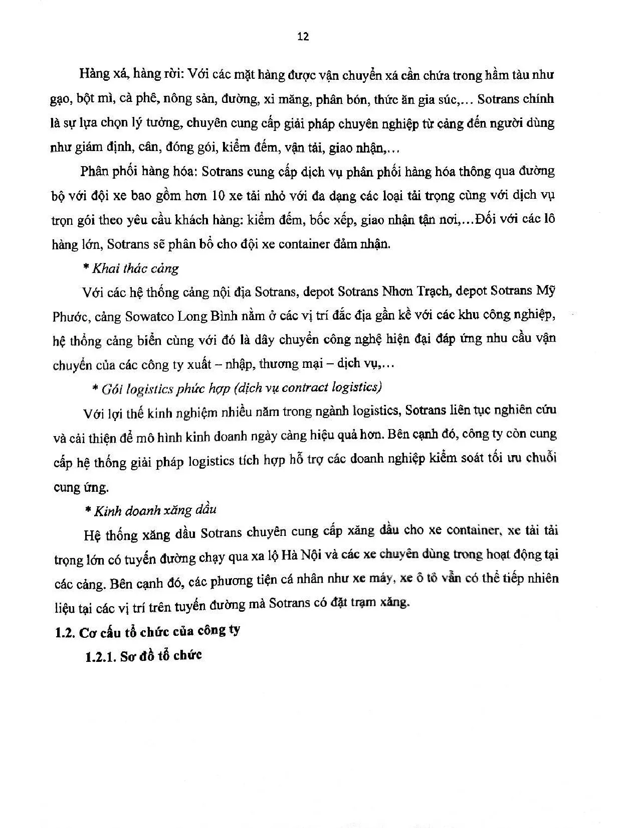Đồ án tốt nghiệp - Hoàn thiện hoạt động giao nhận hàng hóa xuất khẩu nguyên Container ( BĐBTCTTMSL - Trang 22