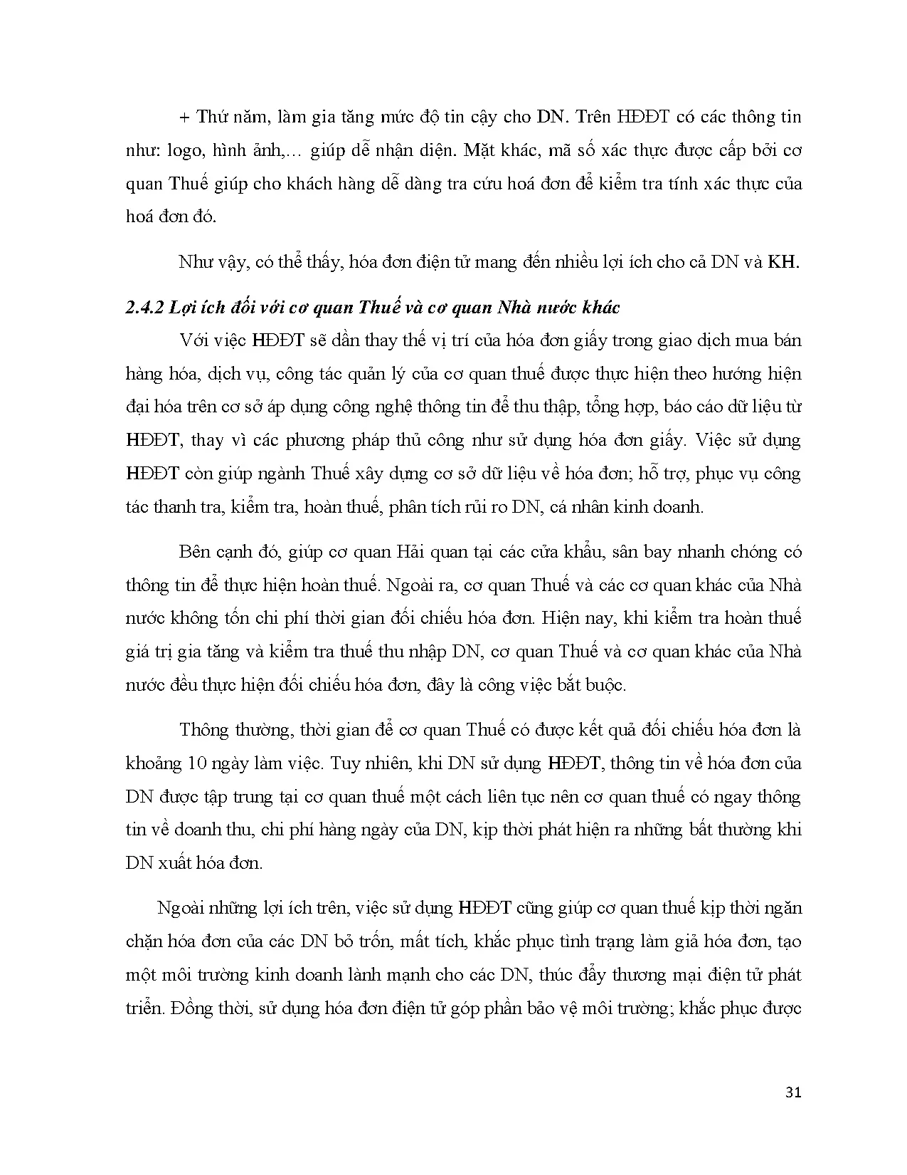 Đồ án tốt nghiệp - Phân tích thực trạng triển khai hóa đơn điện tử của các khách hàng TCTCPPMQLD . - Trang 39