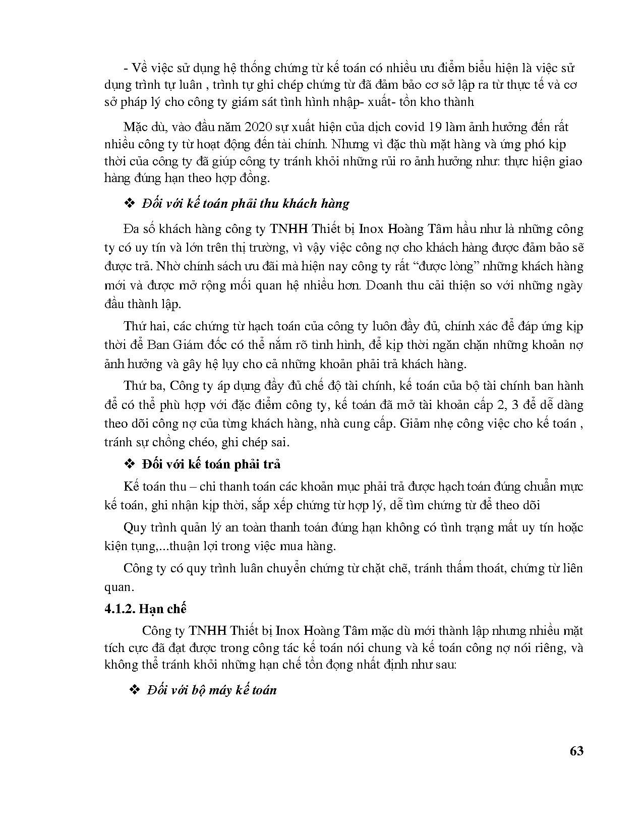 Đồ án tốt nghiệp - Thực trạng kế toán công nợ và khả năng thanh toán tại Công ty TNHH thiết bị IHT - Trang 81