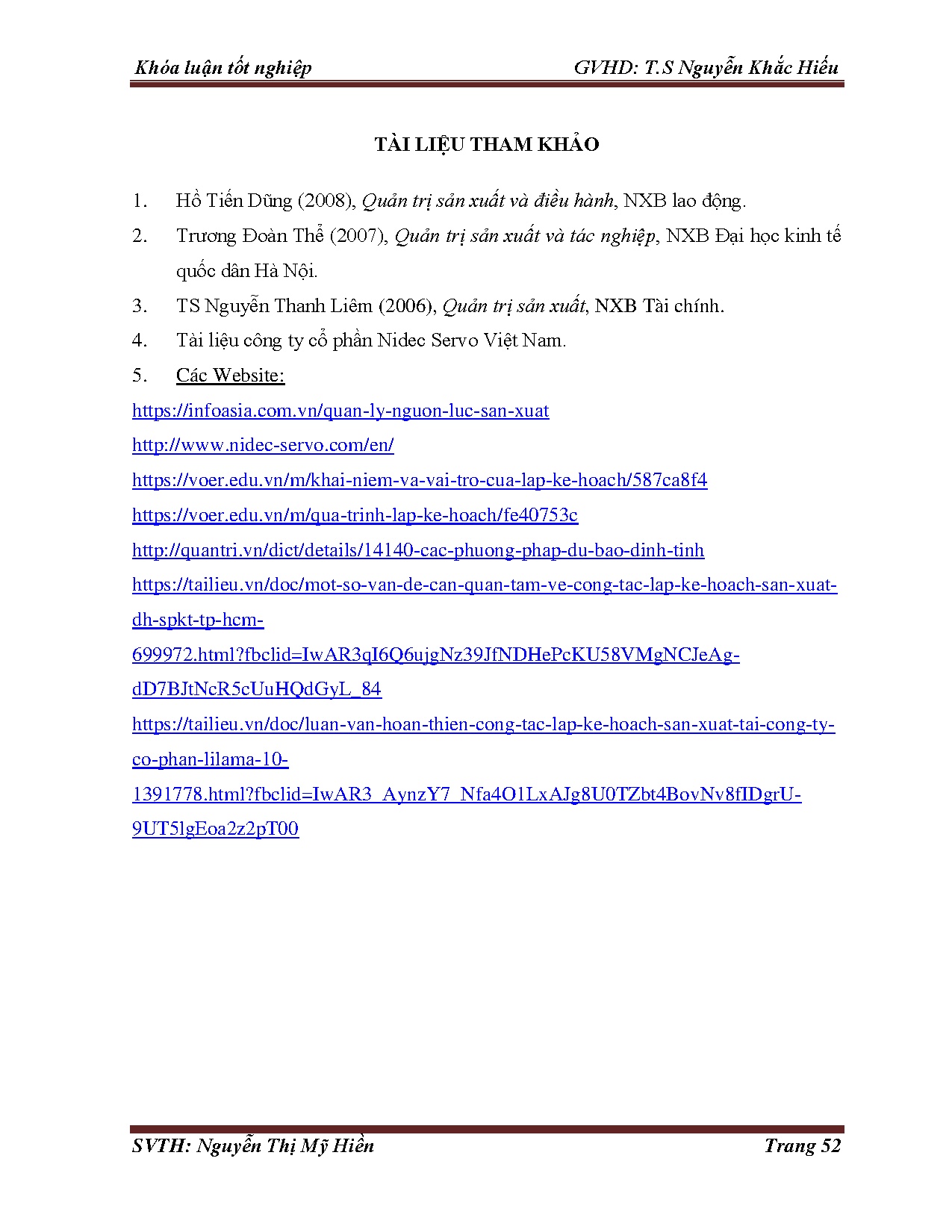 Ảnh một số trang tài liệu