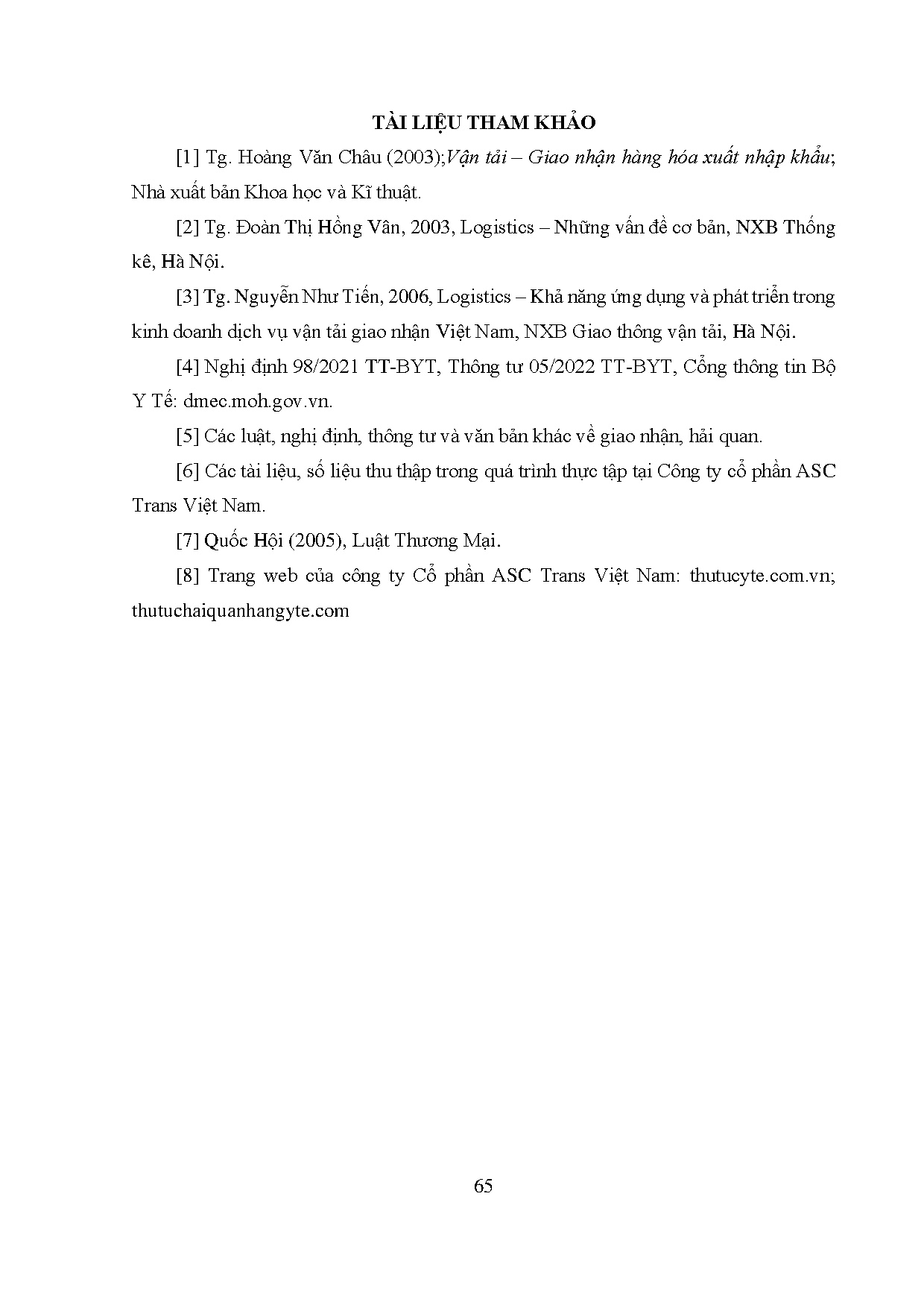 Ảnh một số trang tài liệu