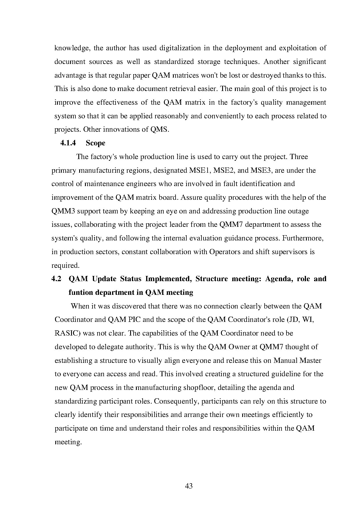 Đồ án tốt nghiệp - Assessing the effectiveness of the quality assurance M ( APSTIQITQMS ( a CSOBVCL - Trang 59