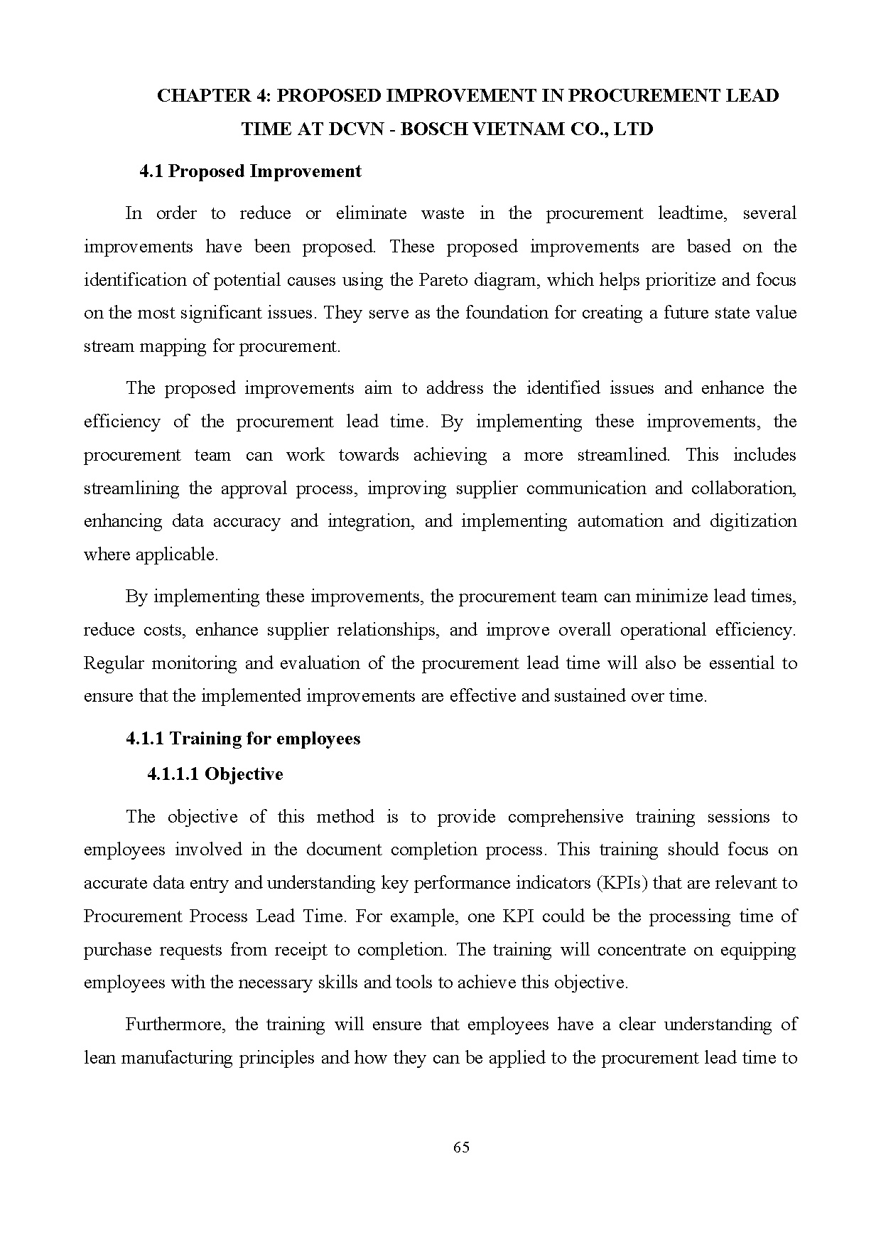 Đồ án tốt nghiệp - Analyzing the causes of s in procurement lead time using value SM a CSOBVCL - Trang 78