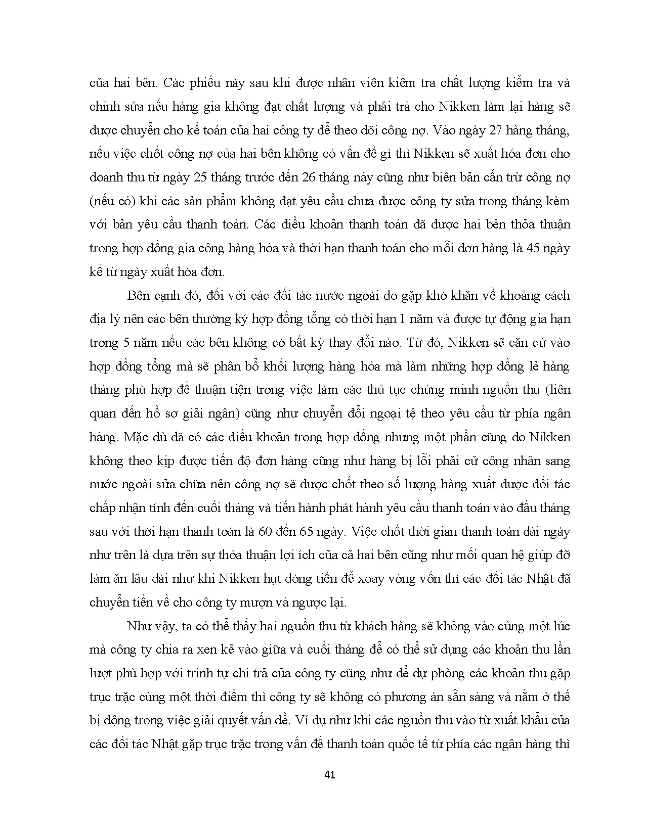 Đồ án tốt nghiệp - Phân tích quy trình quản lý dòng tiền (Tại công ty cổ phần Nikken Việt Nam) - Trang 49