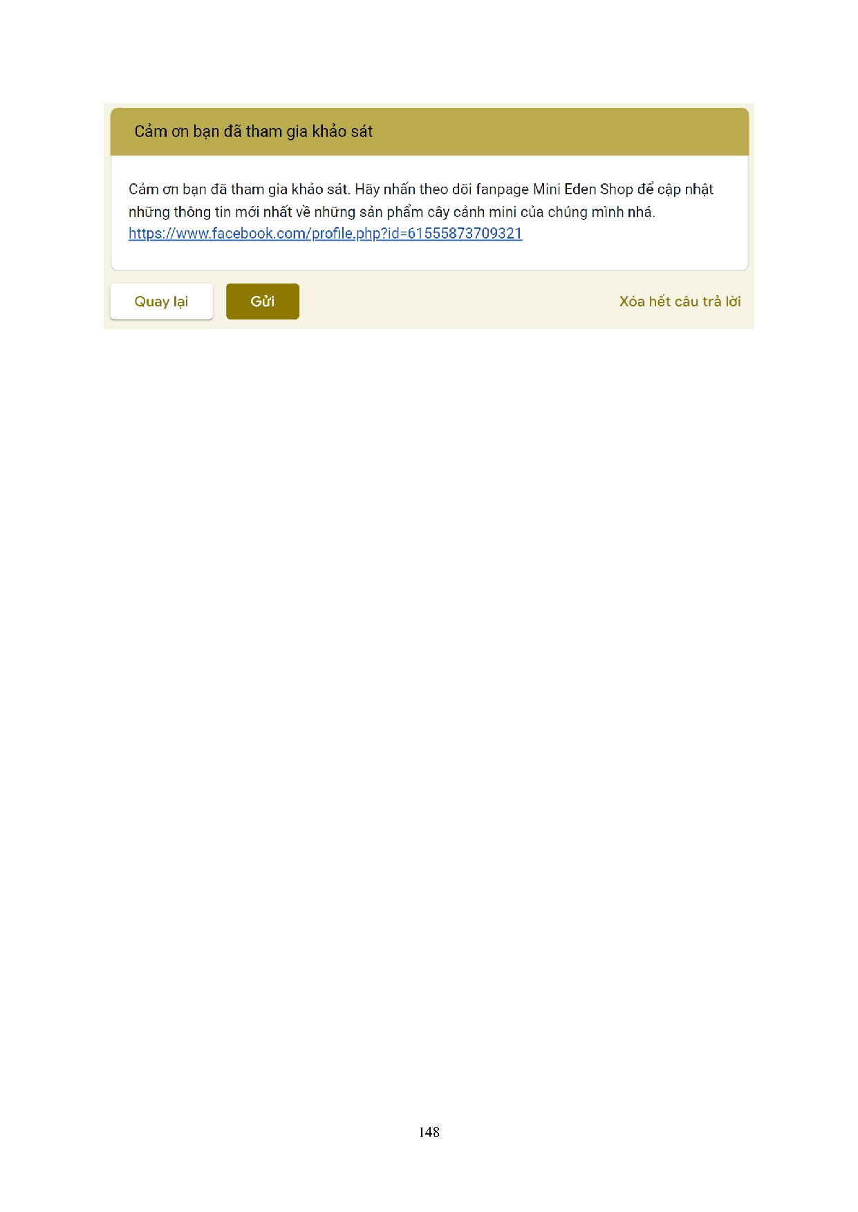 Đồ án tốt nghiệp - Xây dựng và phát triển dự án kinh doanh cây cảnh mini Mini Eden - Trang 161