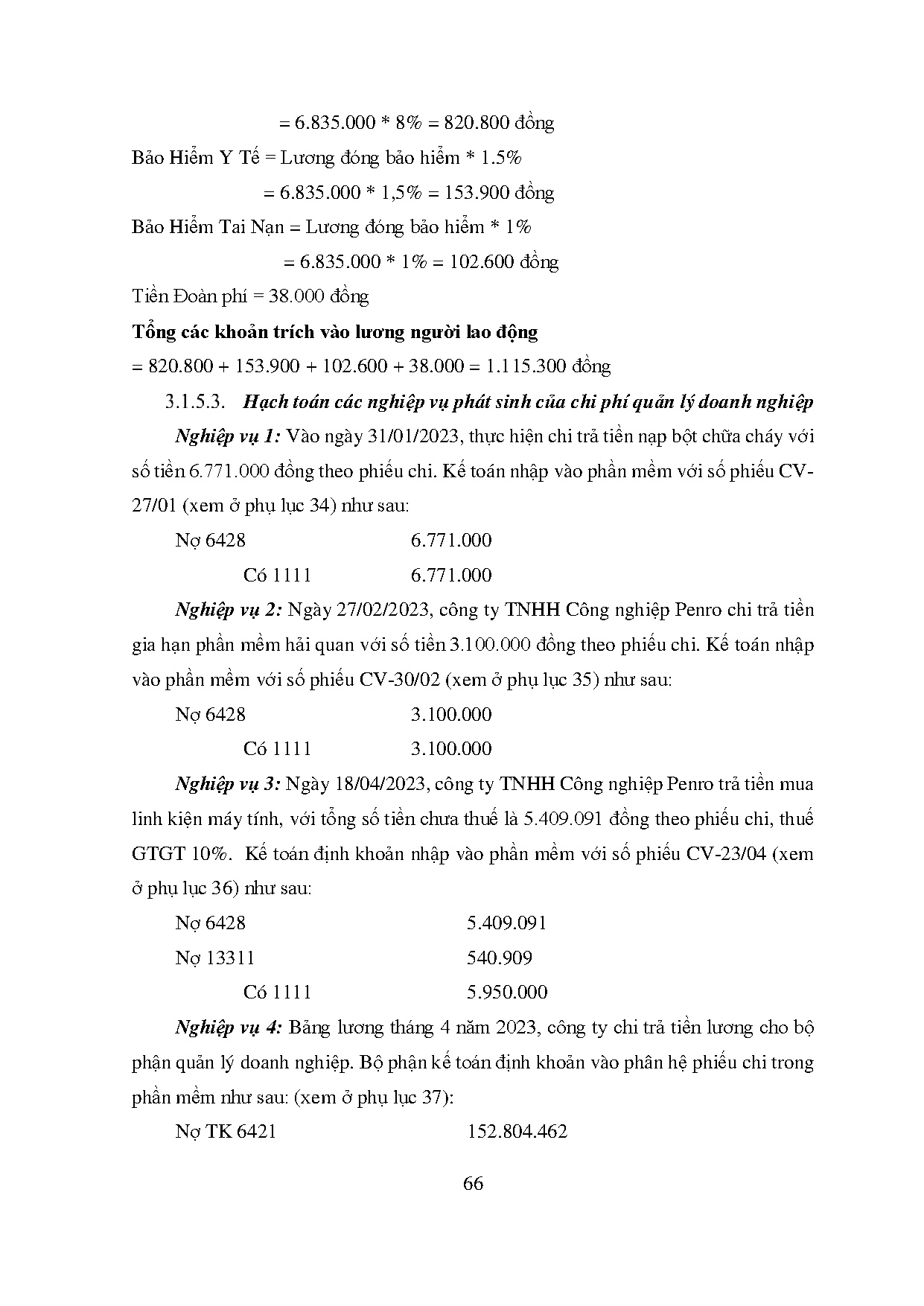 Ảnh một số trang tài liệu