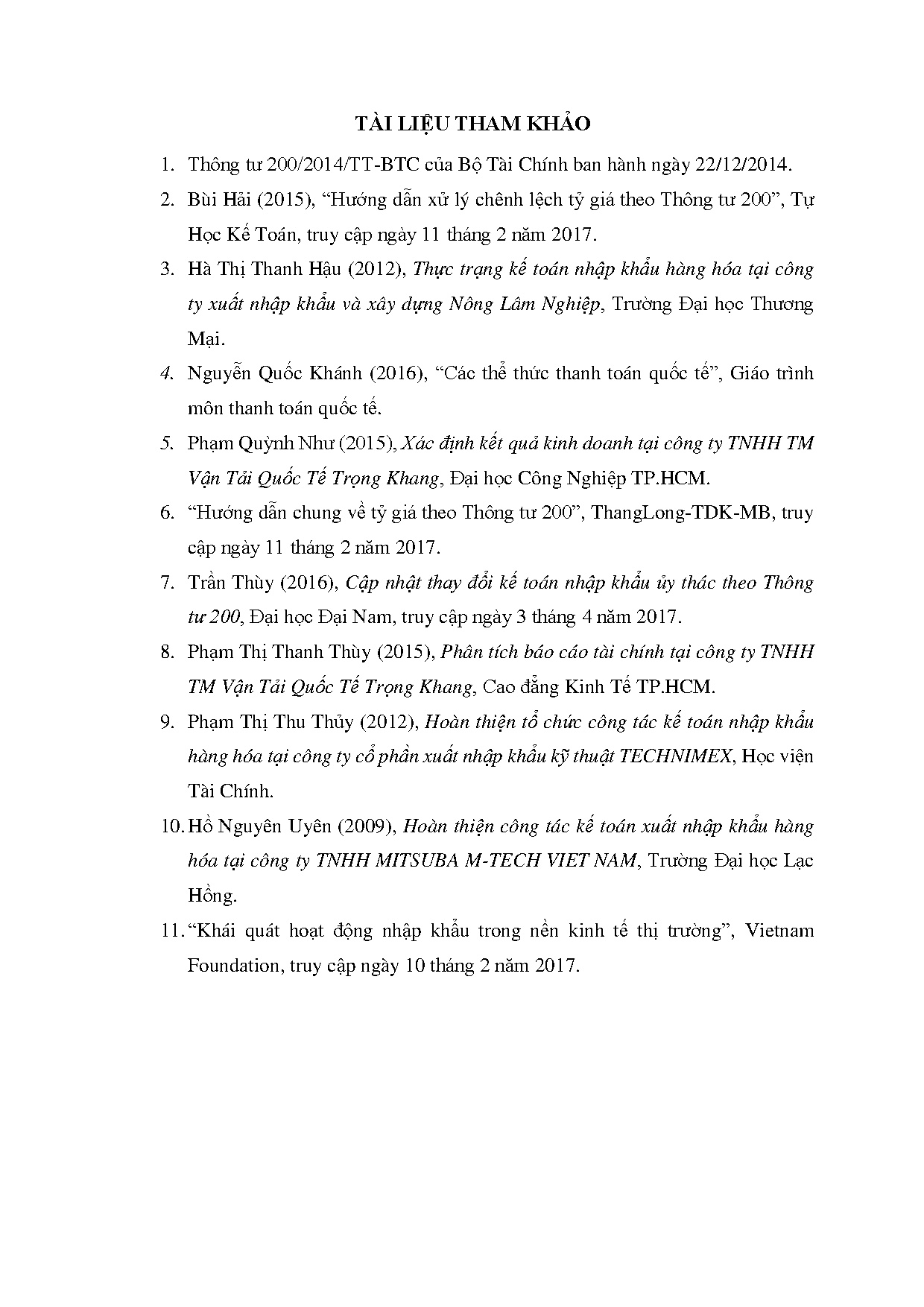 Ảnh một số trang tài liệu