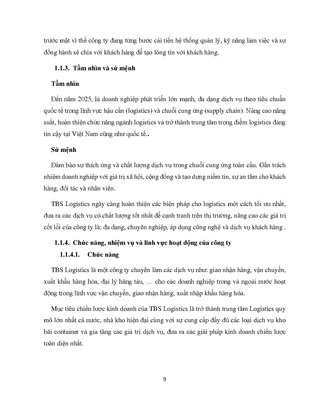 Đồ án tốt nghiệp - Đánh giá hoạt động nhập hàng tại kho CFS của Công ty cổ phần thương mại và DLBDL - Trang 19