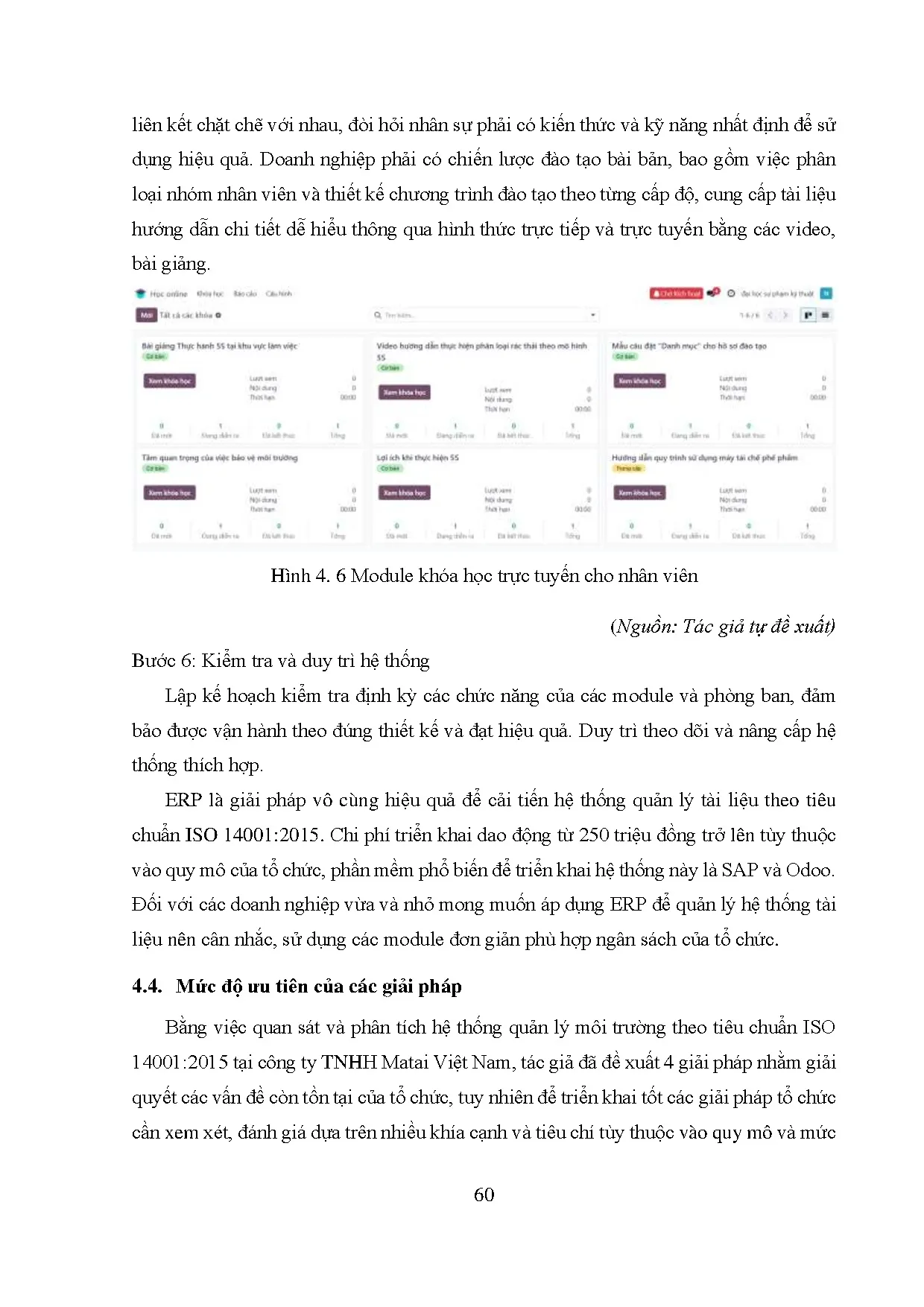 Đồ án tốt nghiệp - Phân tích thực trạng ứng dụng ISO 14001:2015 nhằm nâng cao hệ thống QLMTTCTTMVN - Trang 71