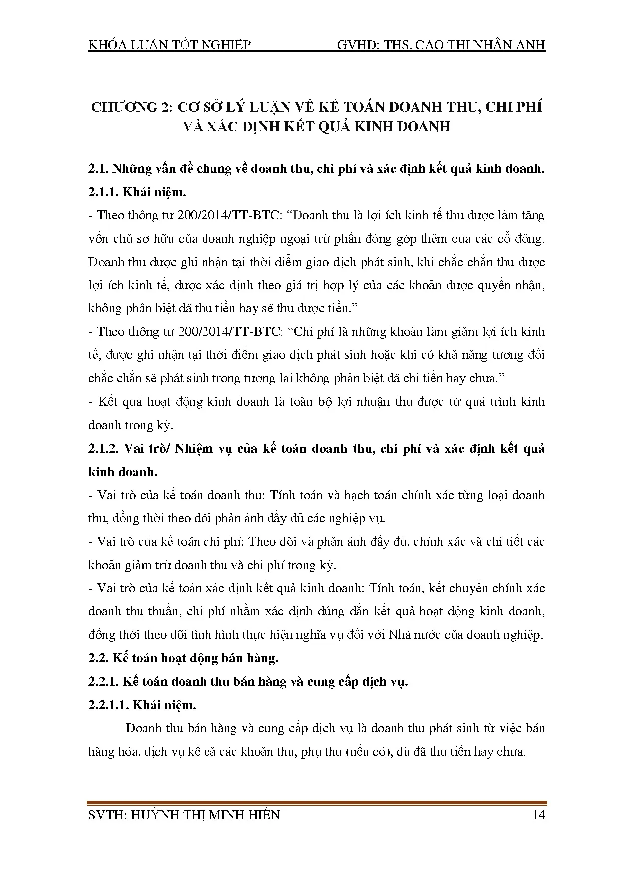 Đồ án tốt nghiệp - Doanh thu, chi phí và xác định kết quả kinh doanh tại Công ty TNHH thiết bị TNÁC - Trang 27