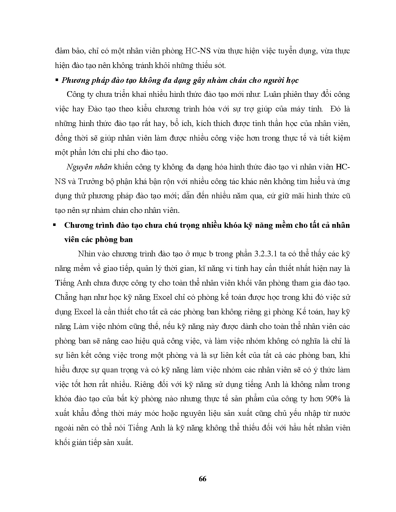 Đồ án tốt nghiệp - Hoàn thiện công tác đào tạo tại Công ty TNHH Dây Sợi Rồng Á Châu: - Trang 76