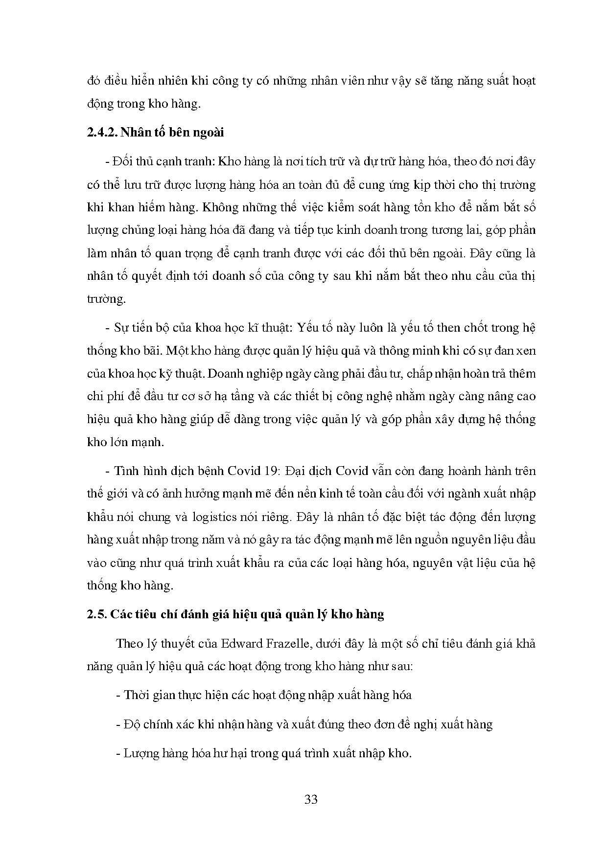 Đồ án tốt nghiệp - Hoàn thiện hoạt động quản lý kho của Công ty TNHH XNK Teco Global - Trang 44