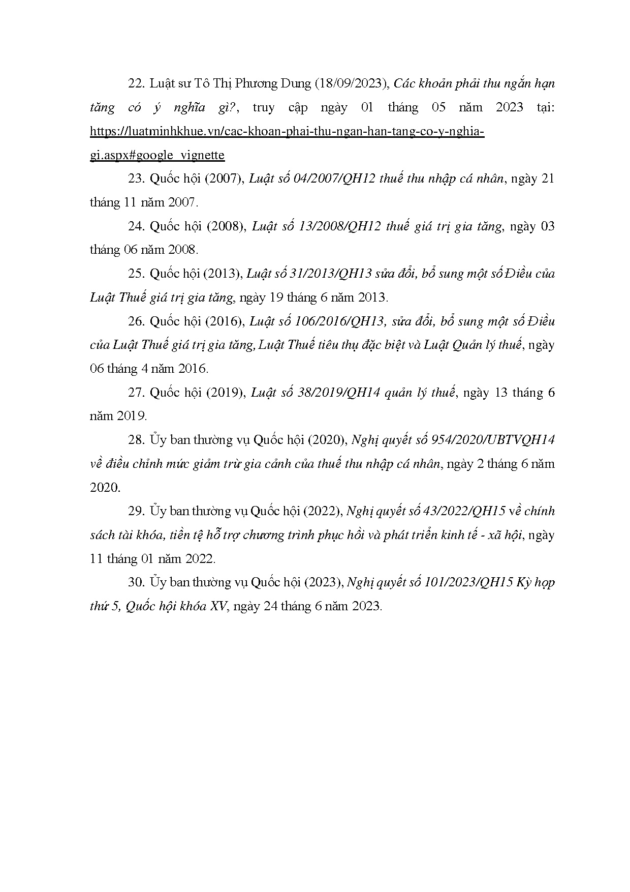 Đồ án tốt nghiệp - Kế toán thuế giá trị gia tăng và thuế thu nhập cá nhân từ tiền lương, TCTCTTQVN - Trang 140