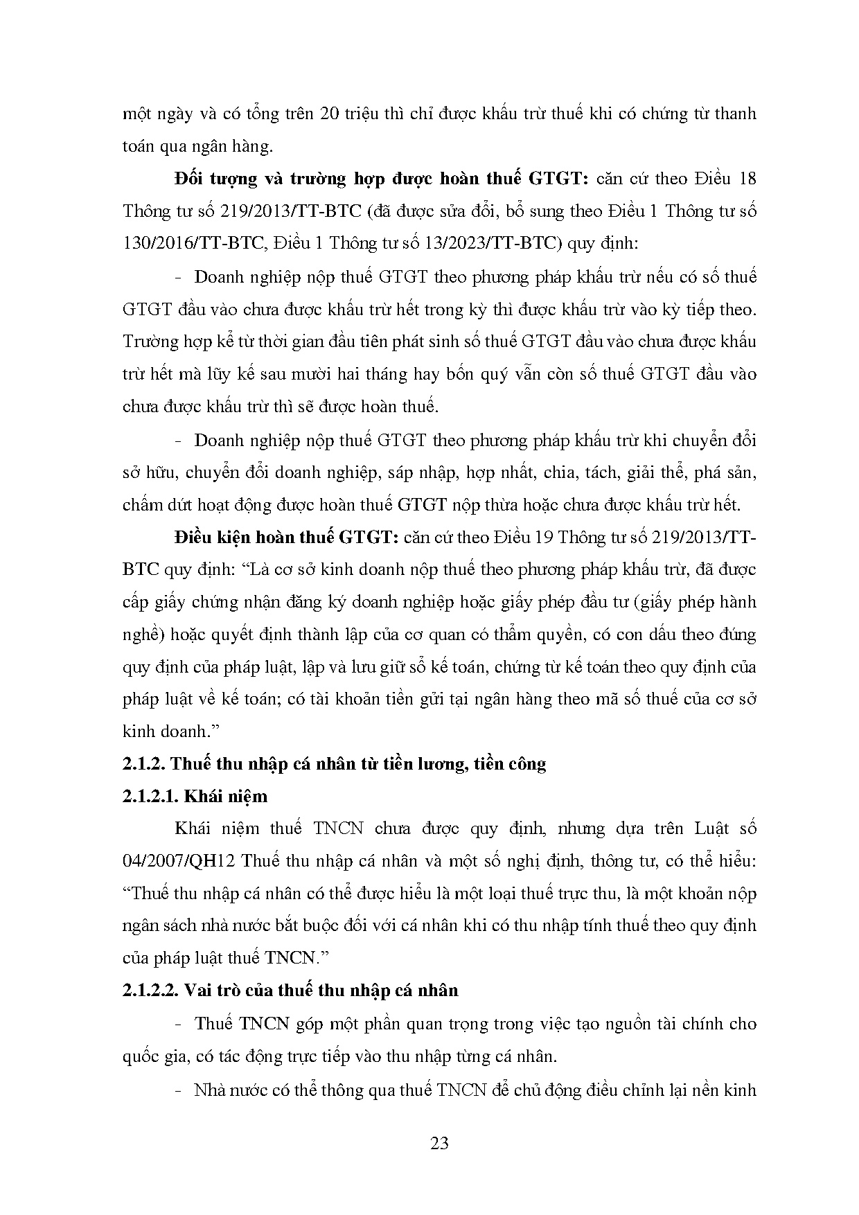 Đồ án tốt nghiệp - Kế toán thuế giá trị gia tăng và thuế thu nhập cá nhân từ tiền lương, TCTCTTQVN - Trang 35