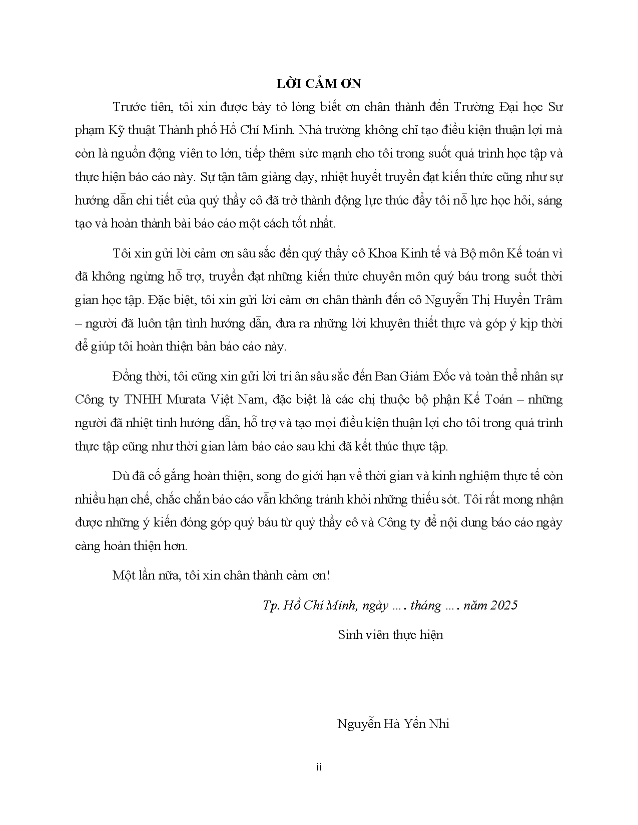 Đồ án tốt nghiệp - Kế toán tài sản cố định tại Công ty TNHH Murata Manufacturing Việt Nam - Trang 2