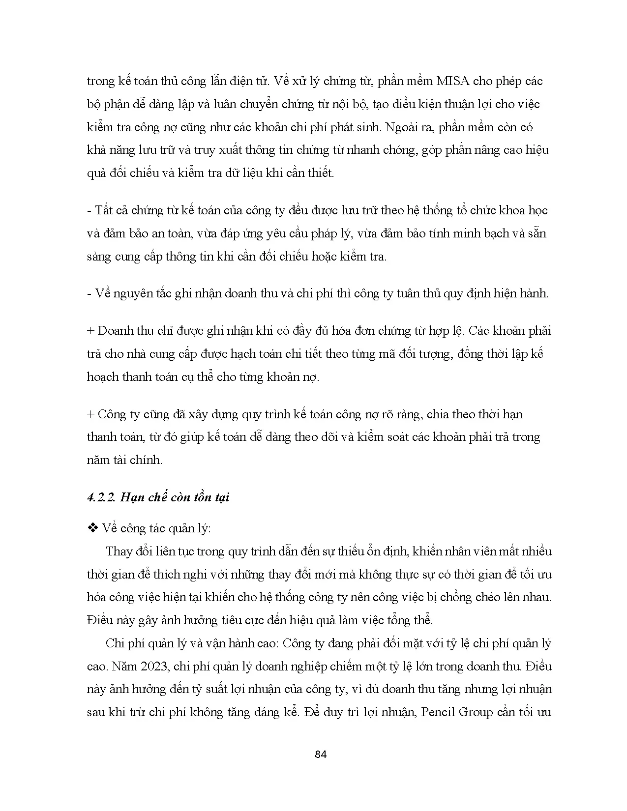 Đồ án tốt nghiệp - Kế toán về doanh thu, chi phí và xác định kết quả hoạt động kinh doanh tại CTCPPG - Trang 94