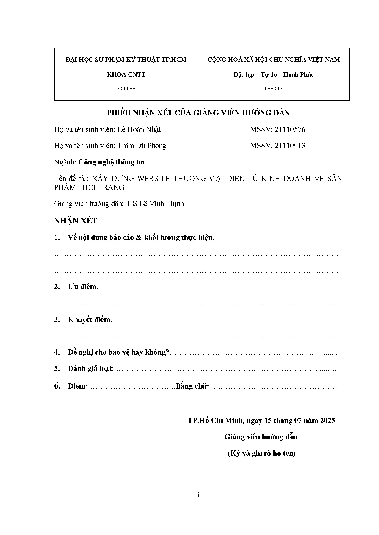 Đồ án tốt nghiệp - Xây dựng website thương mại điện tử kinh doanh về sản phẩm thời trang - Trang 3