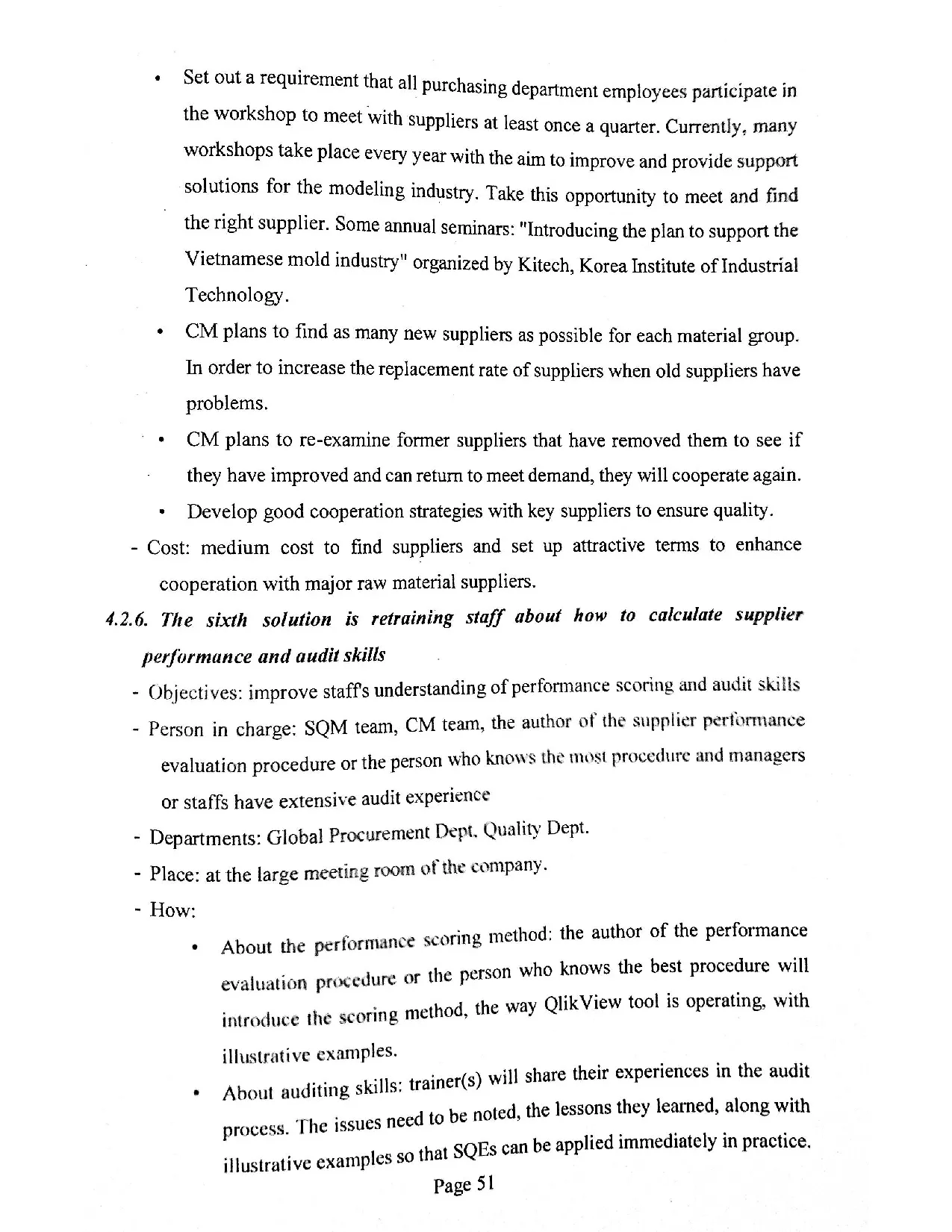 Đồ án tốt nghiệp - Analysing reality situation of supplier quality management at datalogic group - Trang 63
