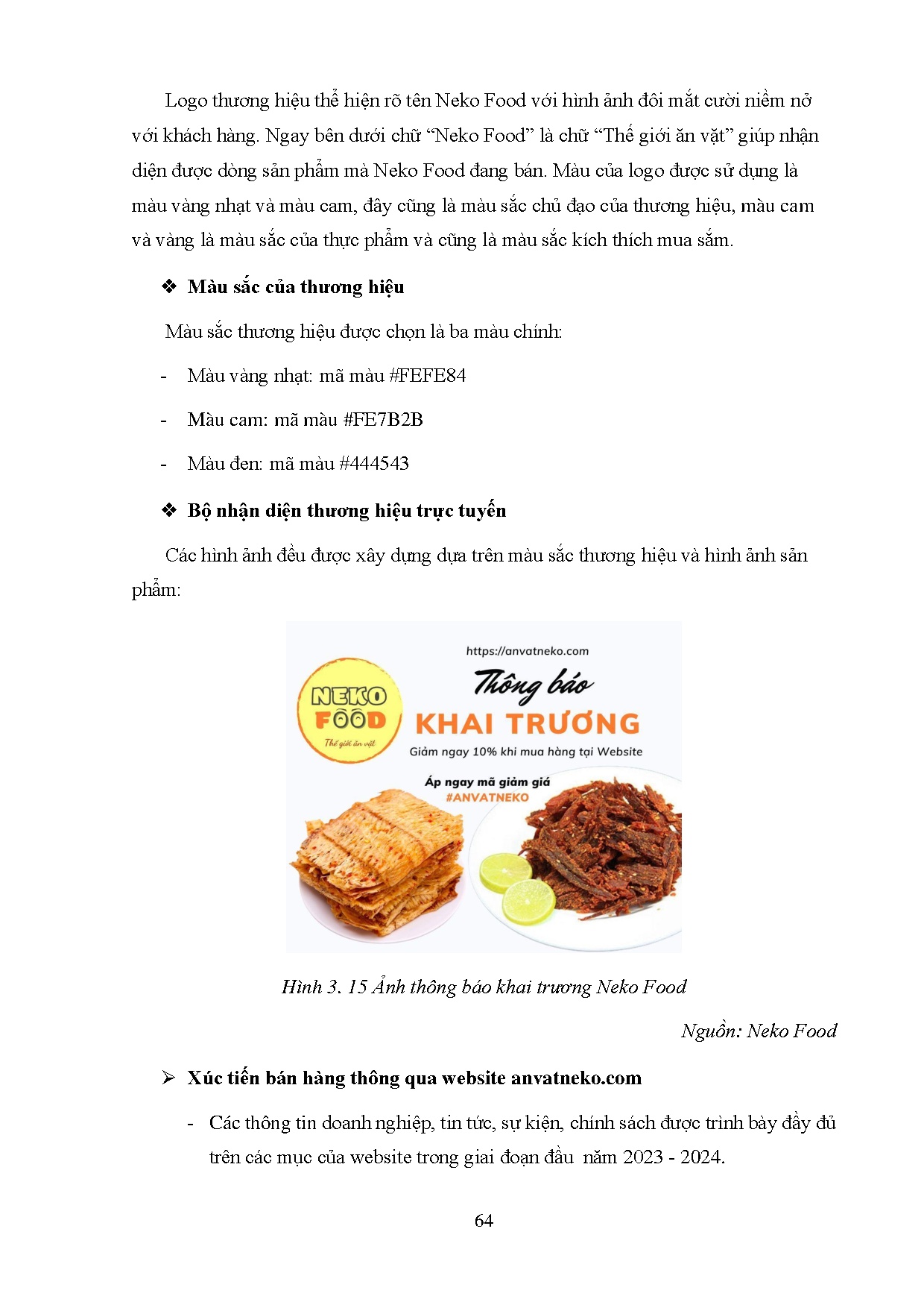 Đồ án tốt nghiệp - Xây dựng và phát triển kinh doanh đa kênh đồ ăn vặt Neko Food - Trang 77