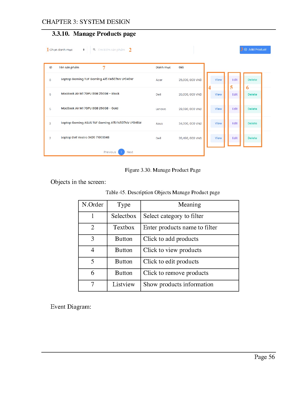 Đồ án tốt nghiệp - Developing an ecommerce website to sell laptops - Trang 72