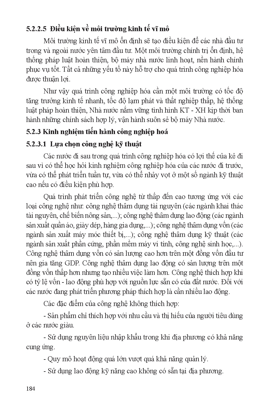 Giáo trình kinh tế phát triển (HCMUTE) - Trang 185