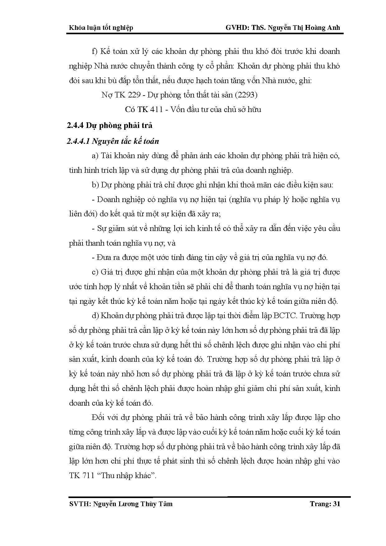 Đồ án tốt nghiệp - Kế toán công nợ phải thu khách hàng và phải trả nhà cung cấp tại Công ty TTTVTNVT - Trang 40