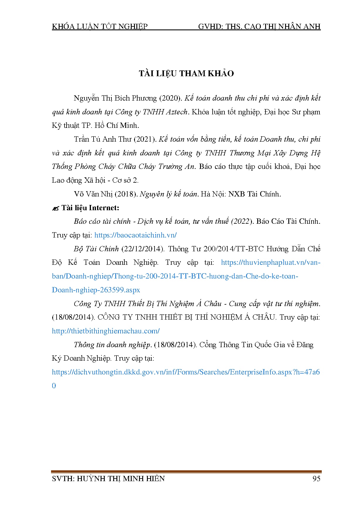 Ảnh một số trang tài liệu