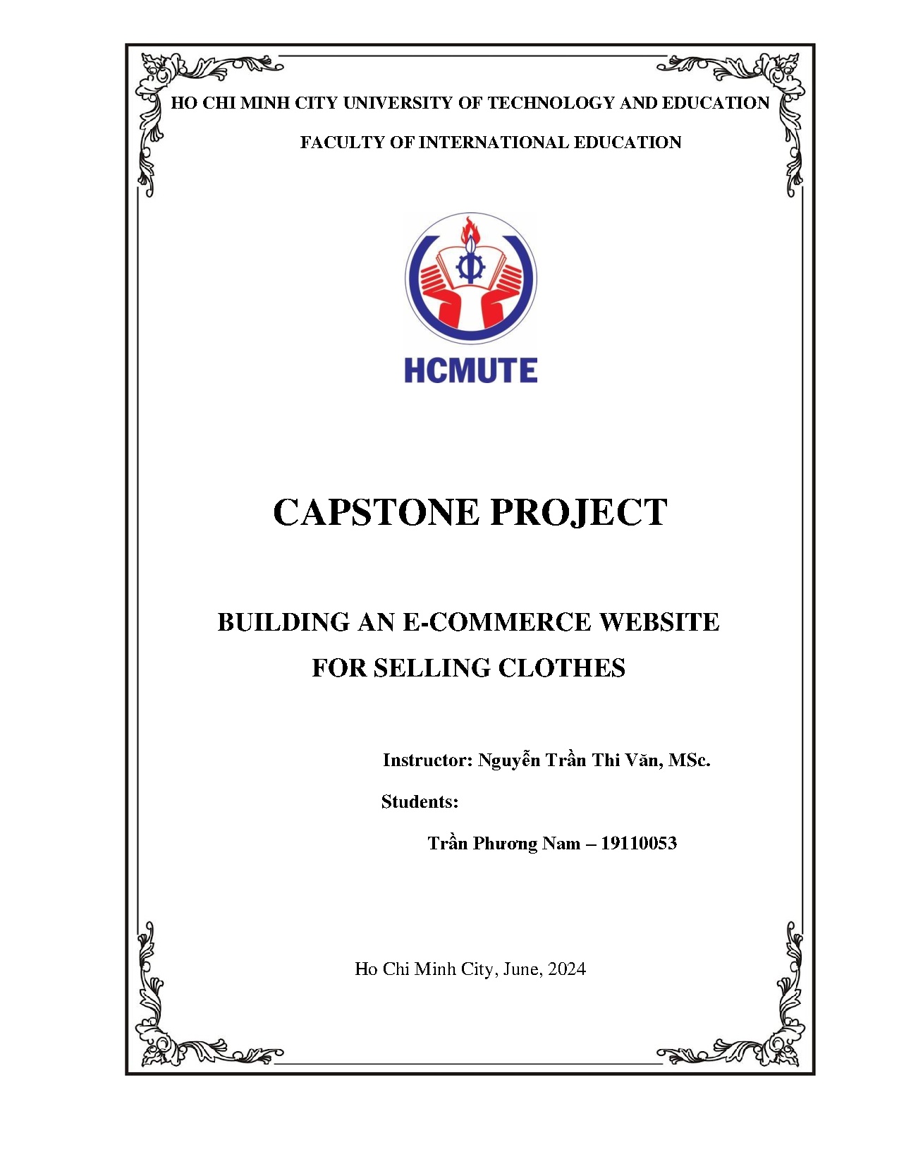 Đồ án tốt nghiệp - Building an E-commerce website for selling clothes