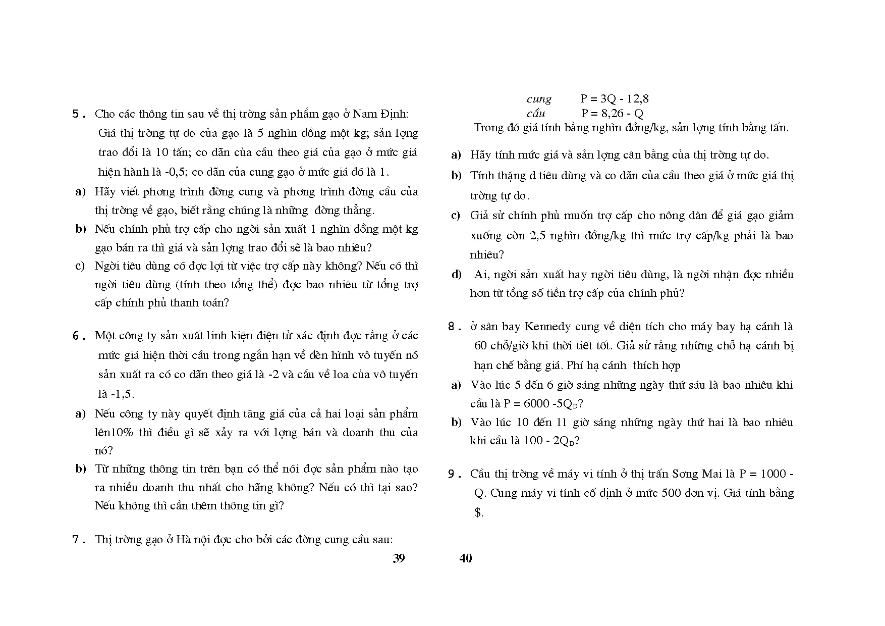 Trắc nghiệm cuối kỳ kinh tế học - Trang 84