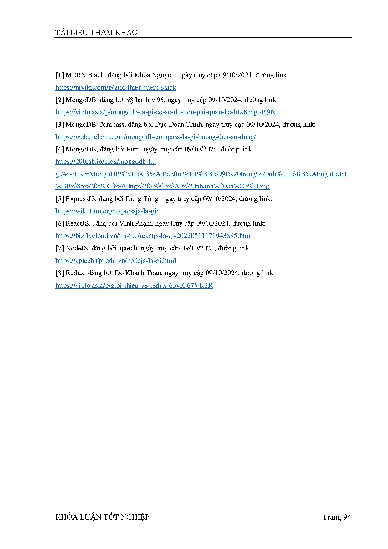 Ảnh một số trang tài liệu