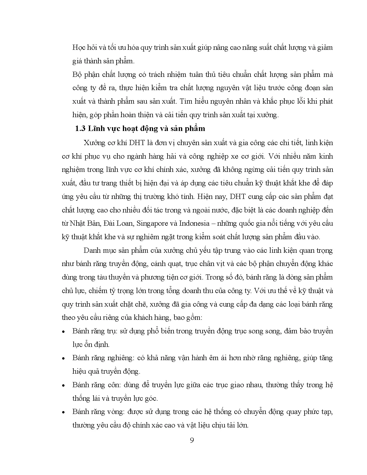 Đồ án tốt nghiệp - Áp dụng phương pháp DMAIC để giảm tỷ lệ lỗi của sản phẩm bánh răng M2A TCTTCKCXD - Trang 17