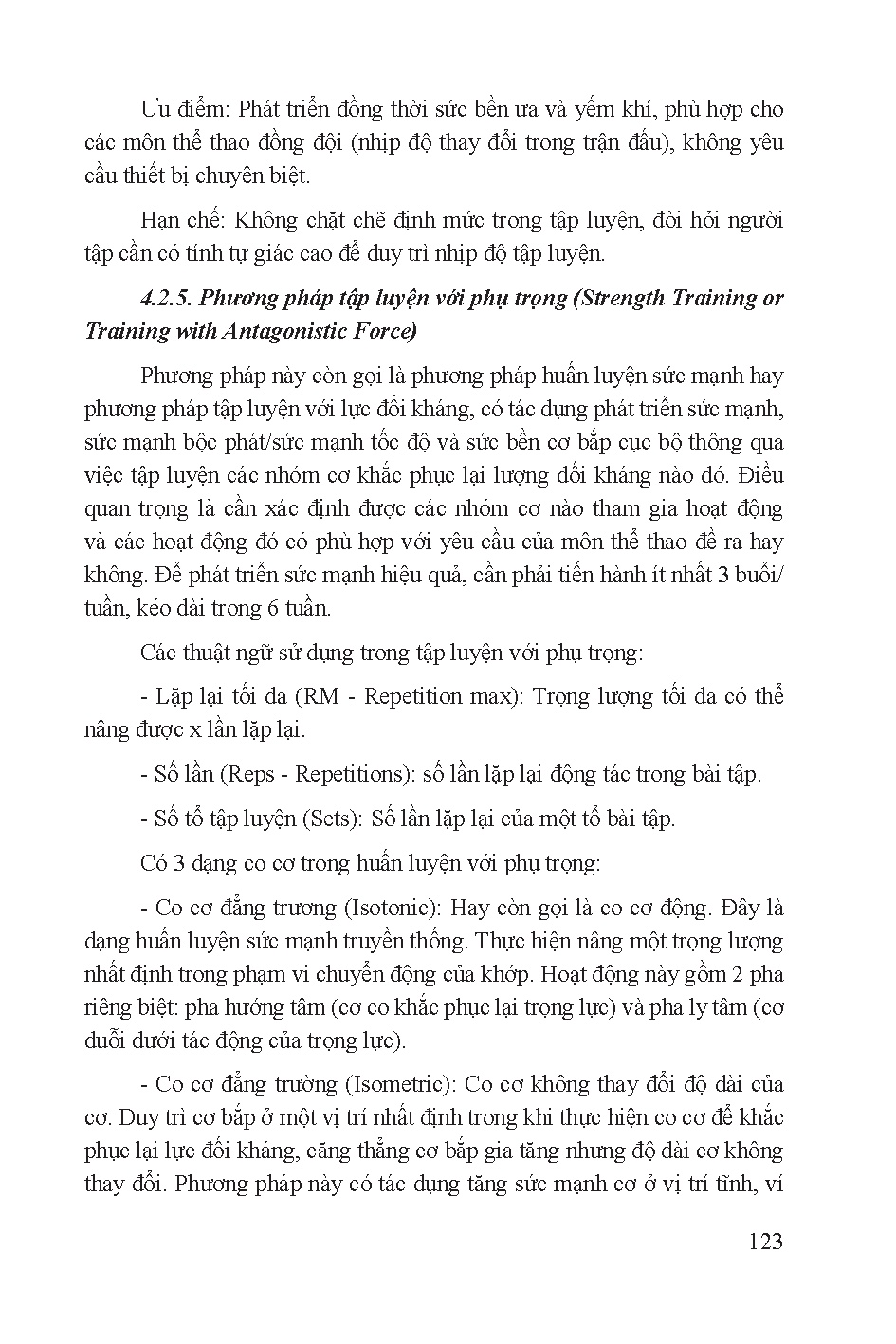 Giáo trình Bóng chuyền (HCMUTE) - Trang 125