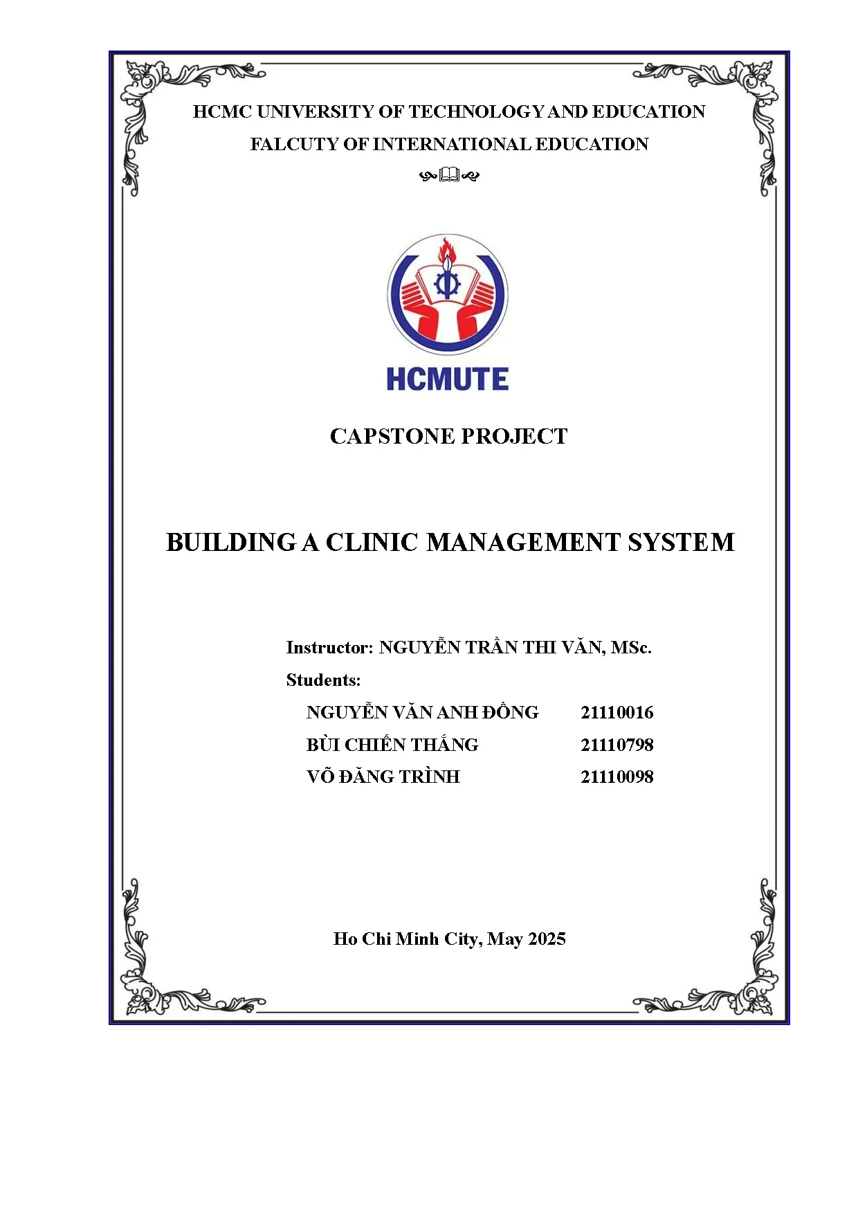 Đồ án tốt nghiệp - Building a clinic management system - Trang 2