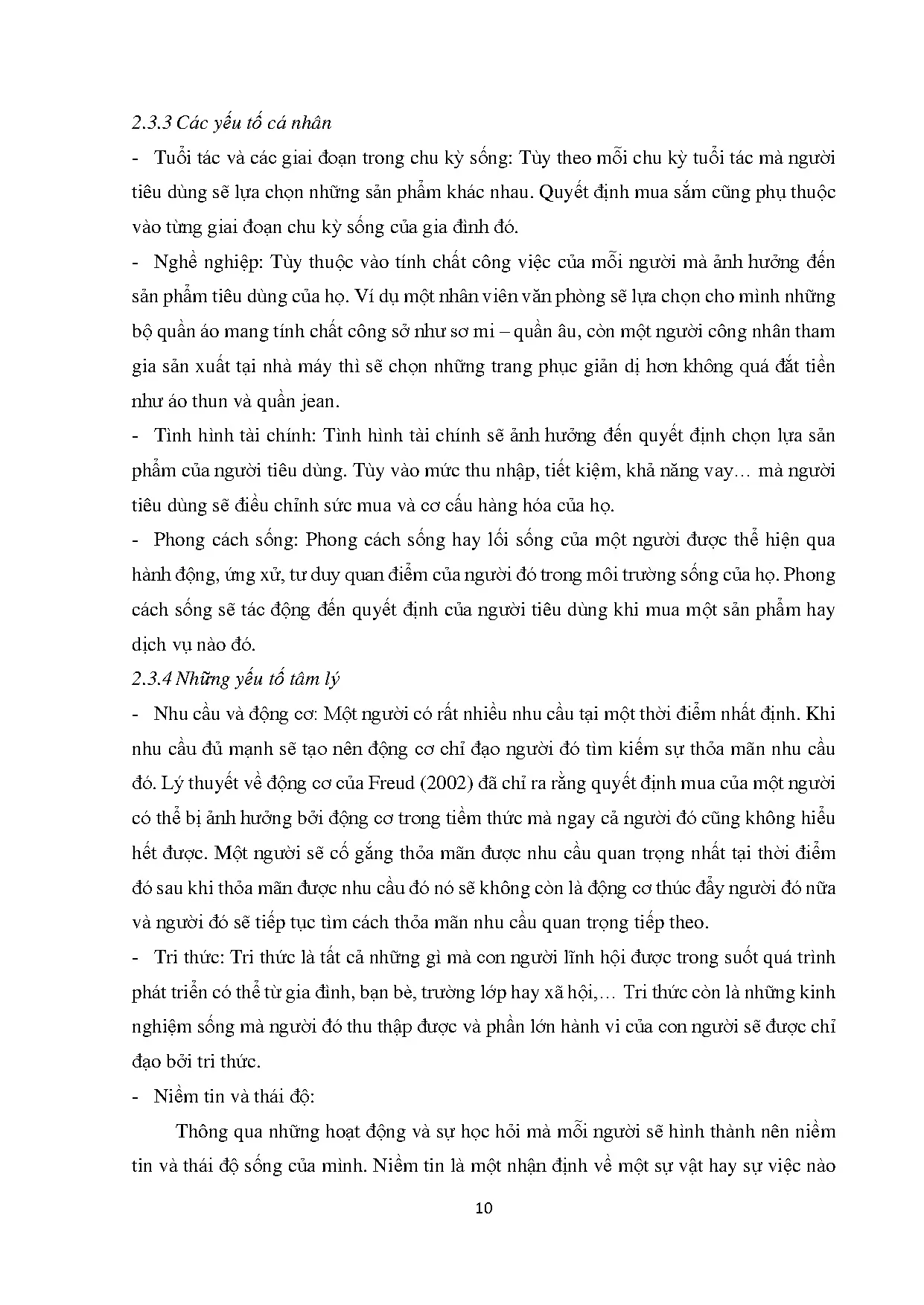 Đồ án tốt nghiệp - Nghiên cứu các yếu tố ảnh hưởng đến hành vi tiêu dùng cà phê Trung NCNDTPHCM - Trang 20
